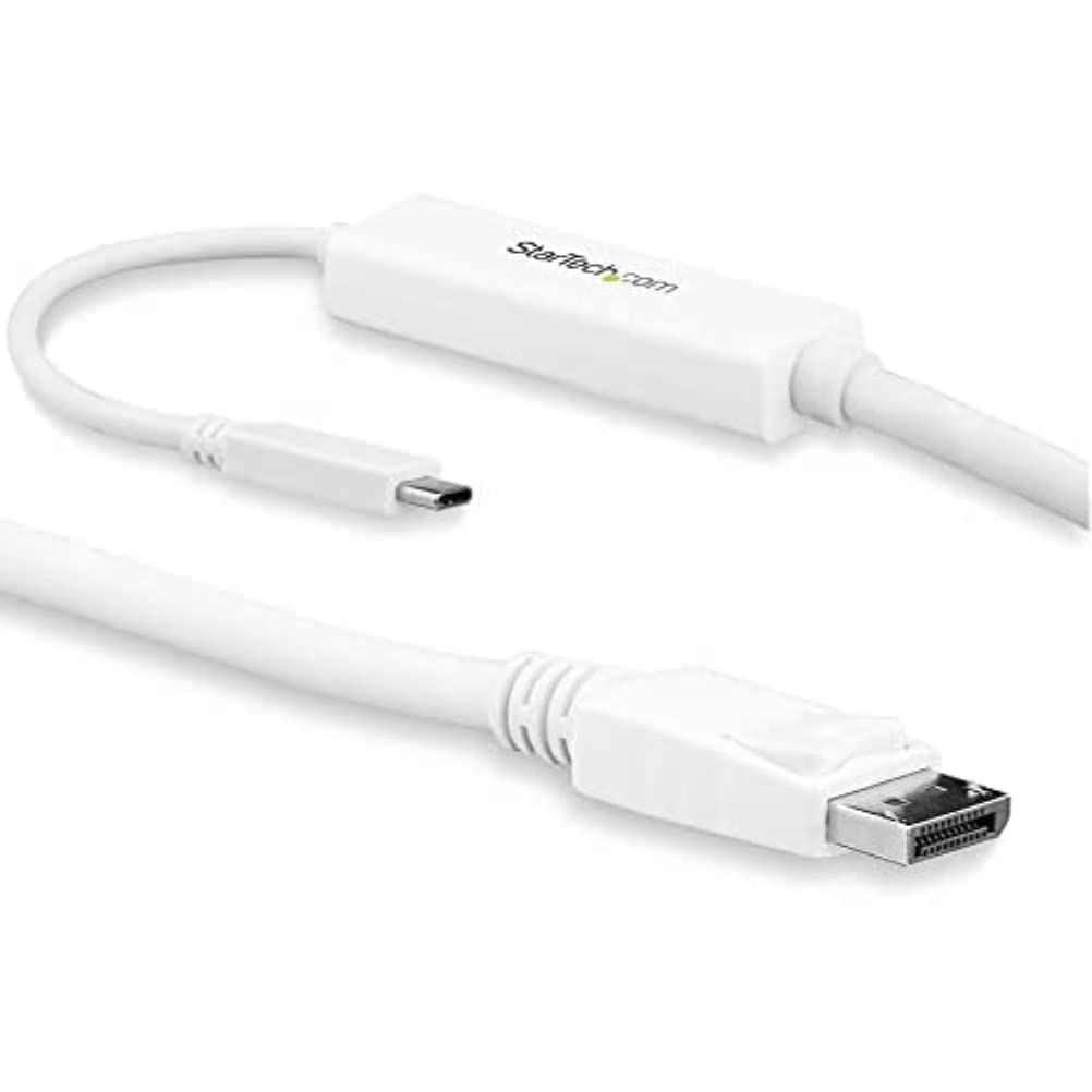 startech-com-c-ble-usb-c-vers-displayport-1-2-4k-60hz-1-m-noir image 7