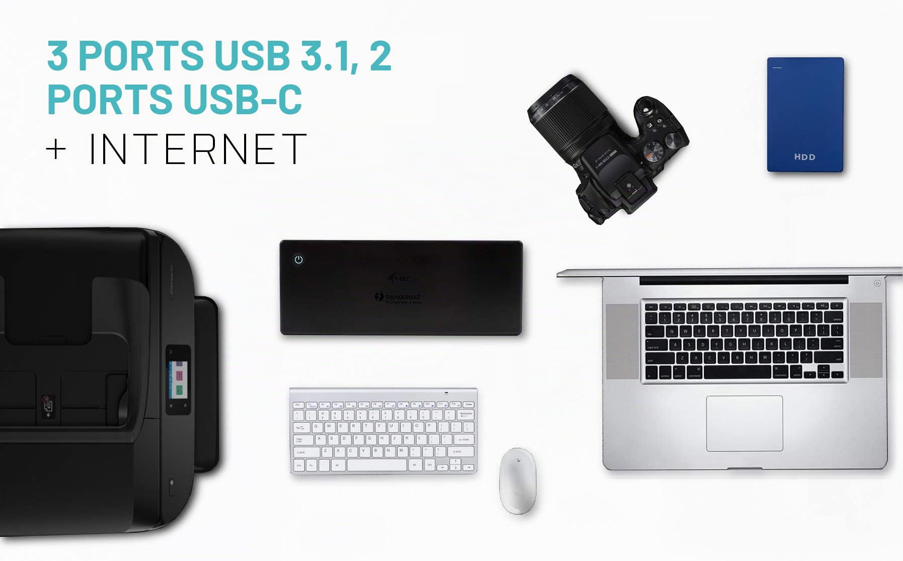 i-tec-station-accueil-thunderbolt-3-usb-c-double-4k-8k-85w image 4