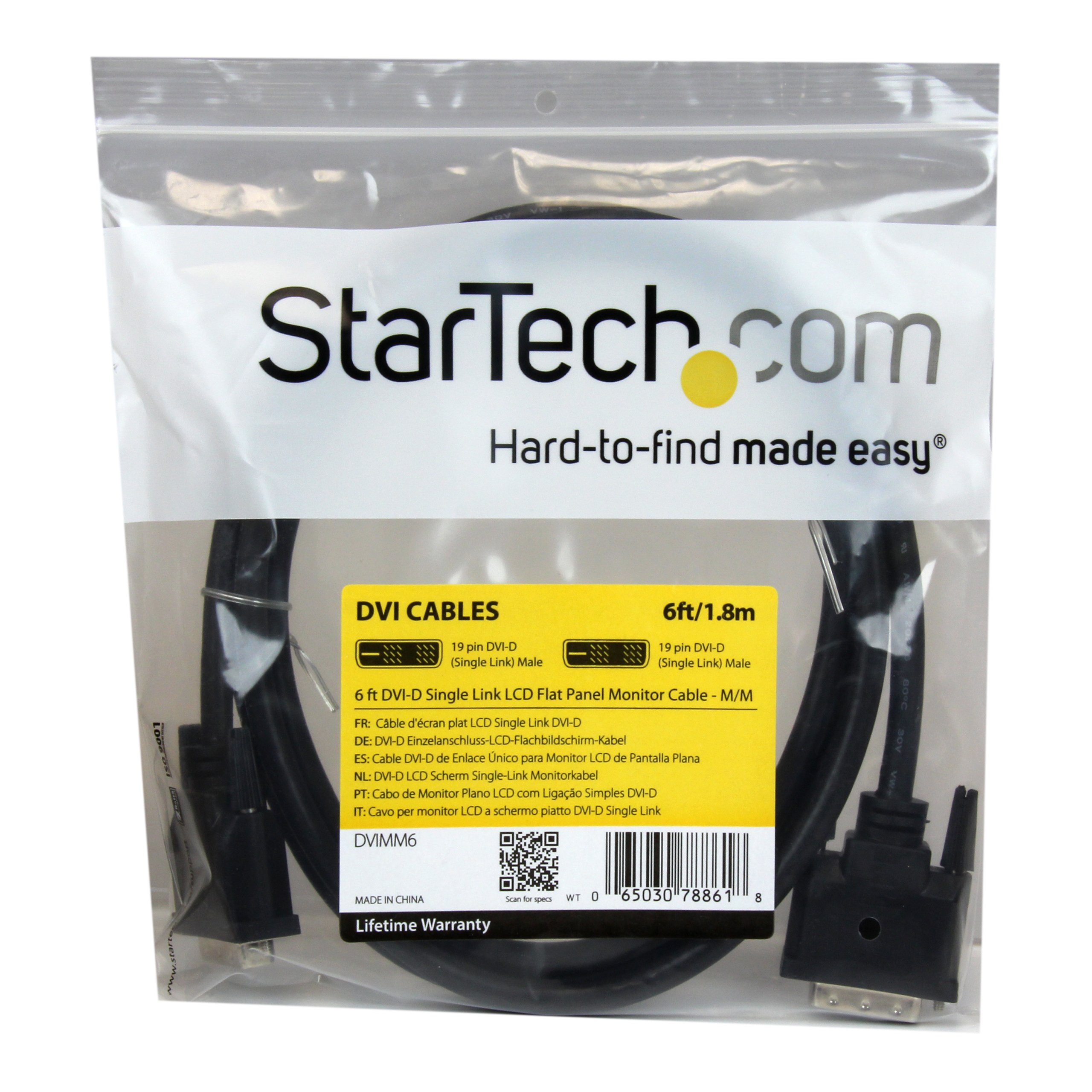 startech-com-c-ble-dvi-d-single-link-m-m-1-8-m-noir-1920x1200-dvimm6 image 3