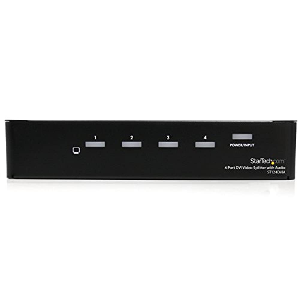 startech-com-st124dvia-r-partiteur-vid-o-4-ports-dvi-audio image 2