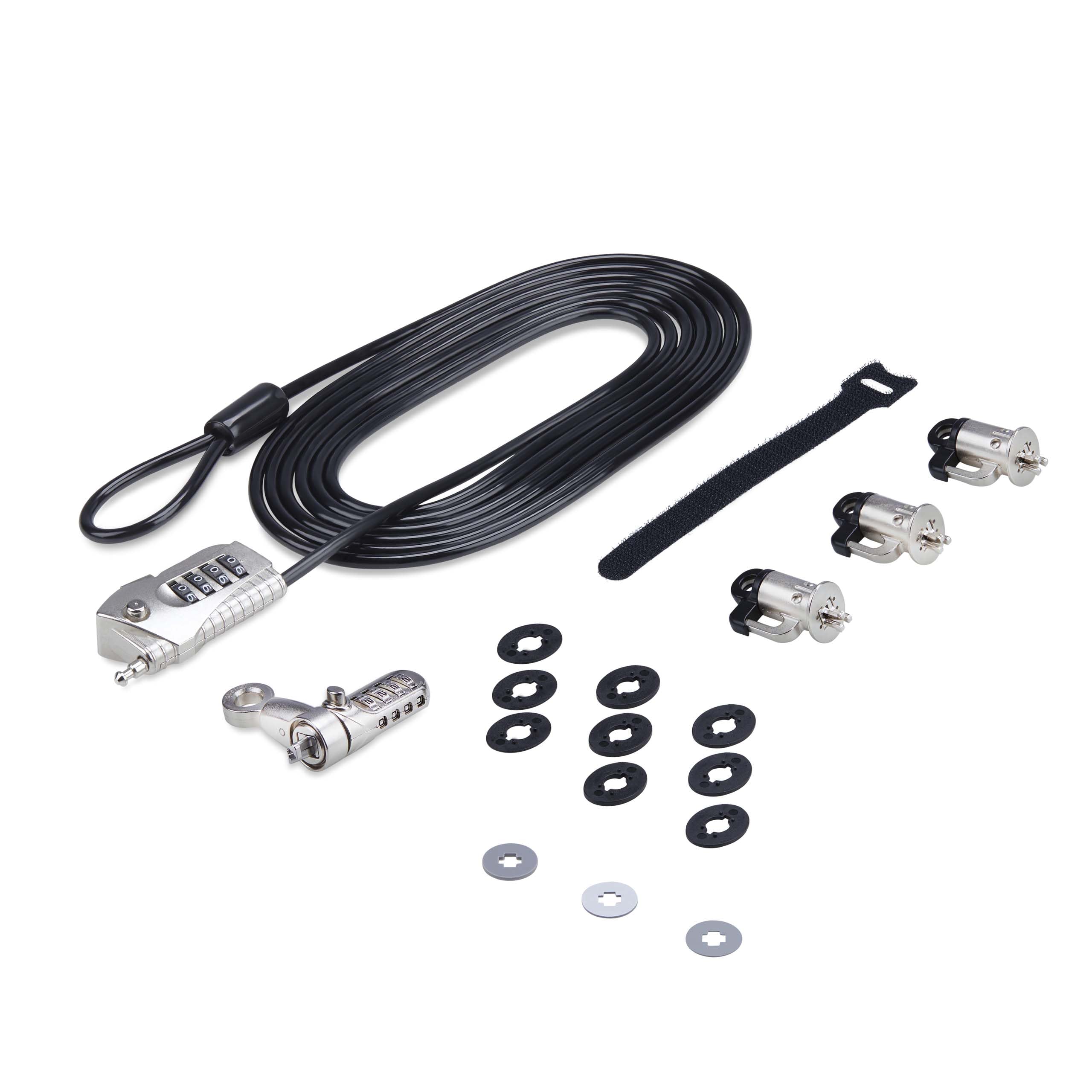 startech-com-kit-verrouillage-pc-bureau-et-p-riph-riques-c-ble-acier-3m-code image 1