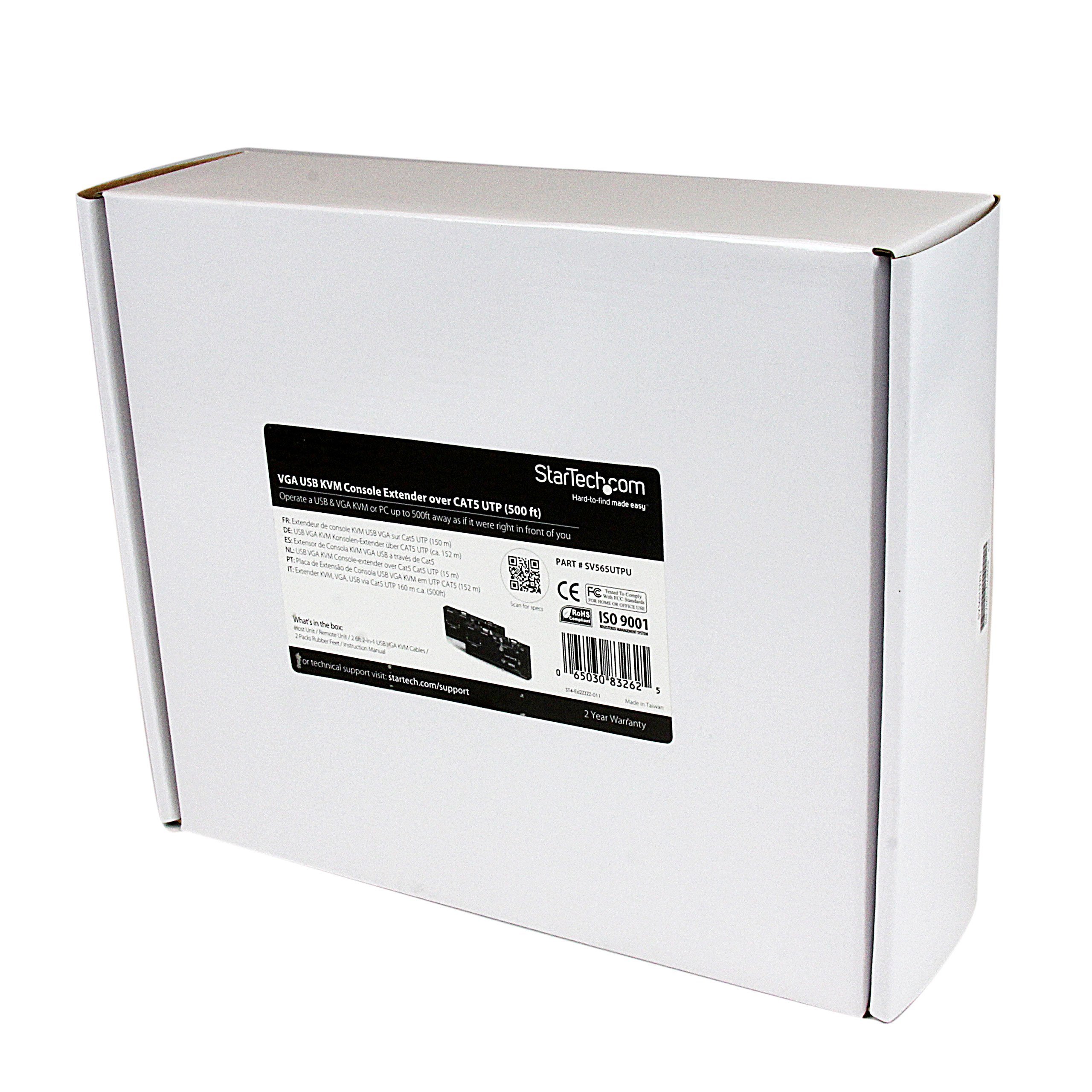 startech-com-sv565utpueu-extendeur-console-kvm-usb-vga-sur-cat5-150-m image 4