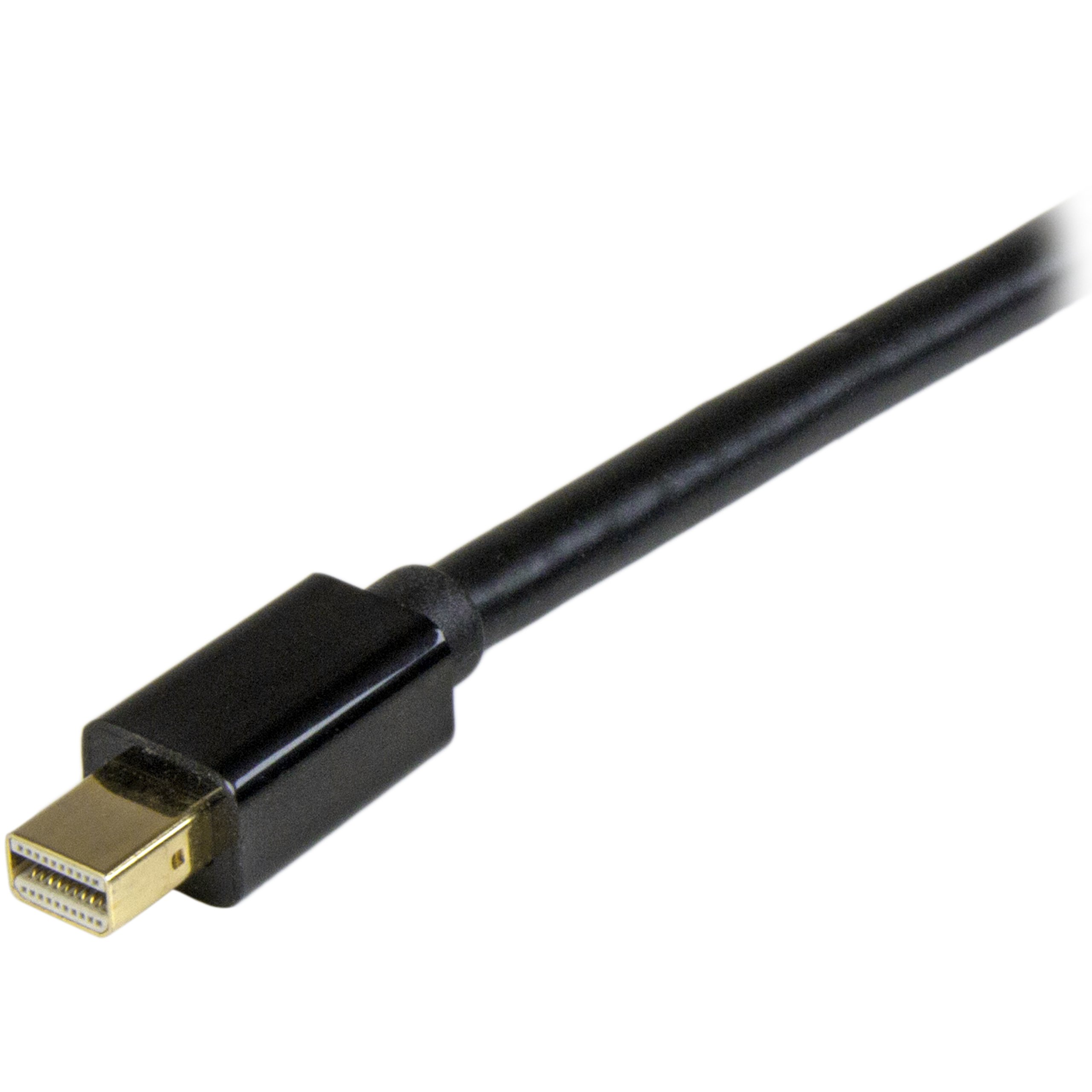 startech-com-mdp2hdmm3mb-c-ble-mini-displayport-vers-hdmi-3-m-4k-30hz-noir image 2