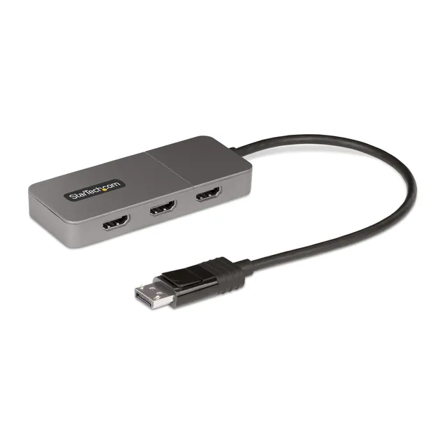 startech-com-hub-mst-displayport-1-4-vers-3x-hdmi-4k-60hz-hdr-30cm image 1