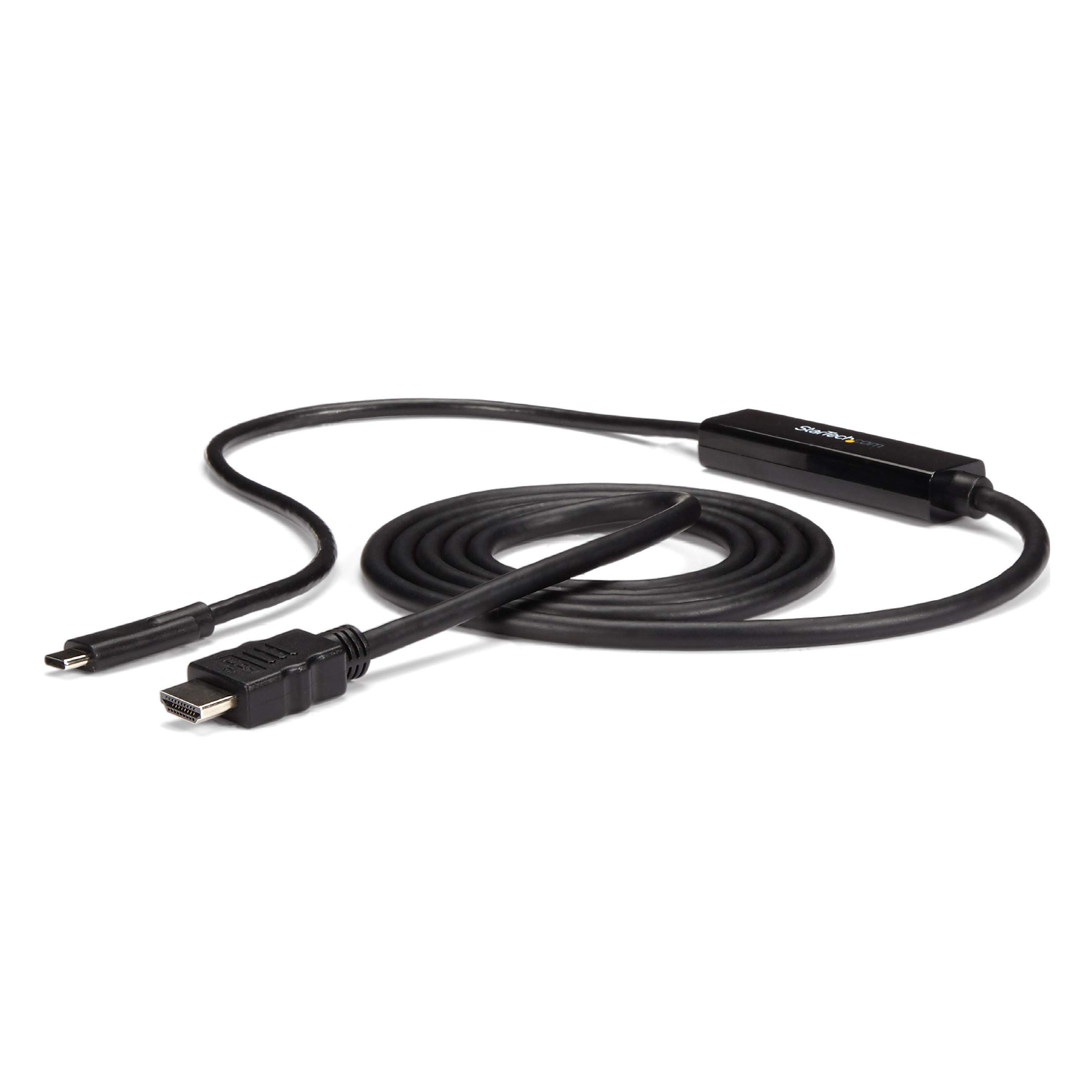 startech-com-c-ble-vid-o-usb-c-vers-hdmi-2-0-1m-4k-60hz-blanc image 6