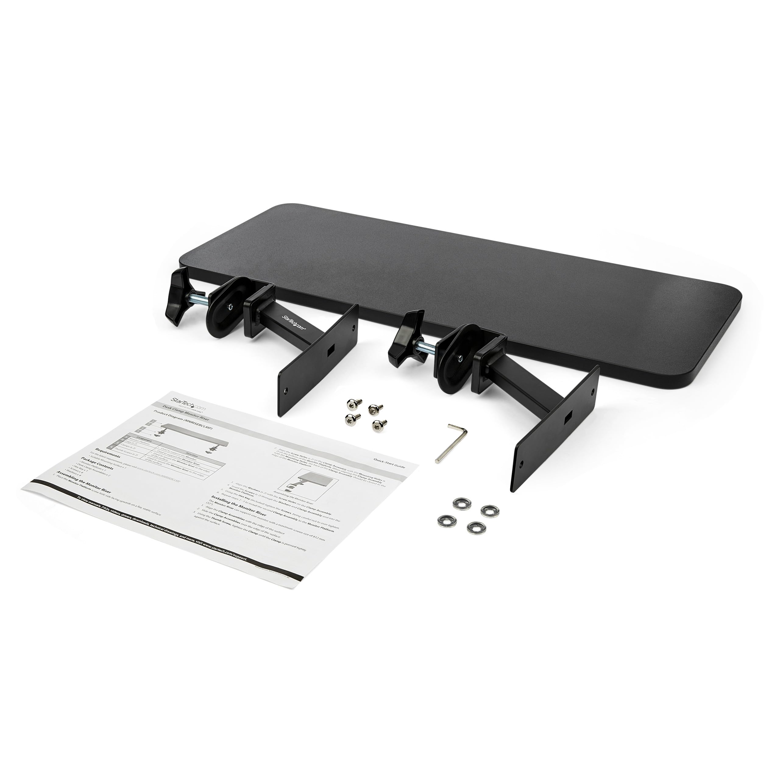 startech-com-support-rehausseur-cran-pince-extra-large-noir-34-pouces image 8