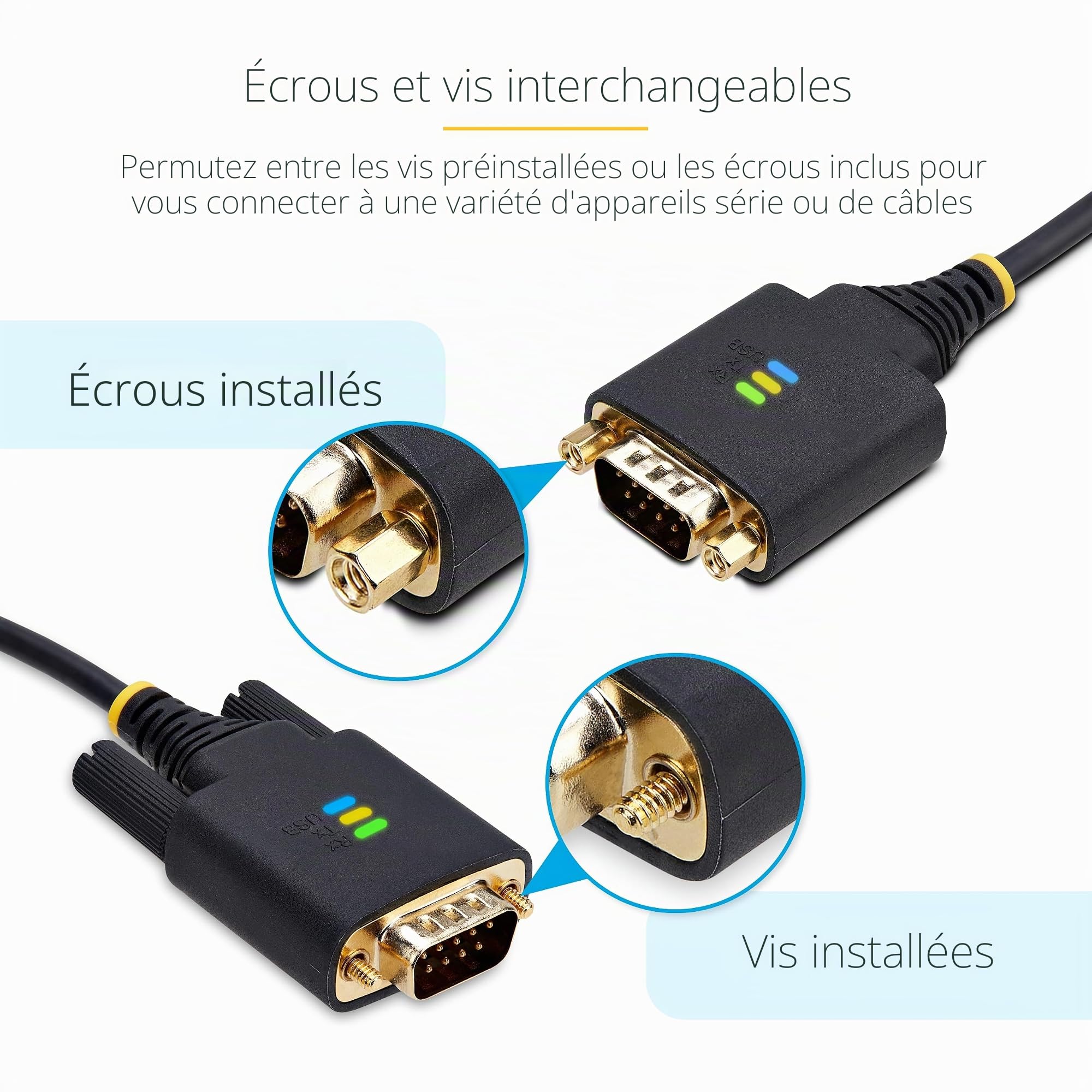 startech-com-c-ble-adaptateur-usb-vers-s-rie-db9-rs232-2m-ftdi image 3