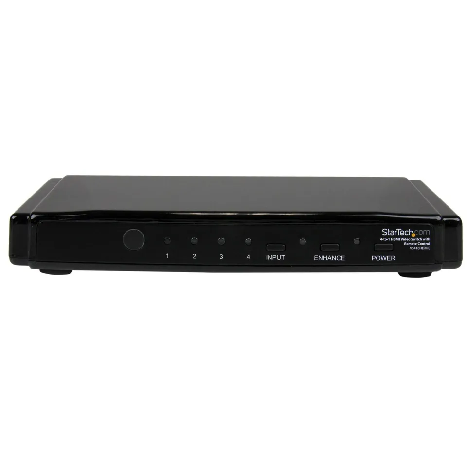 startech-com-vs410hdmie-switch-hdmi-4-ports-haute-vitesse-avec-t-l-commande image 1