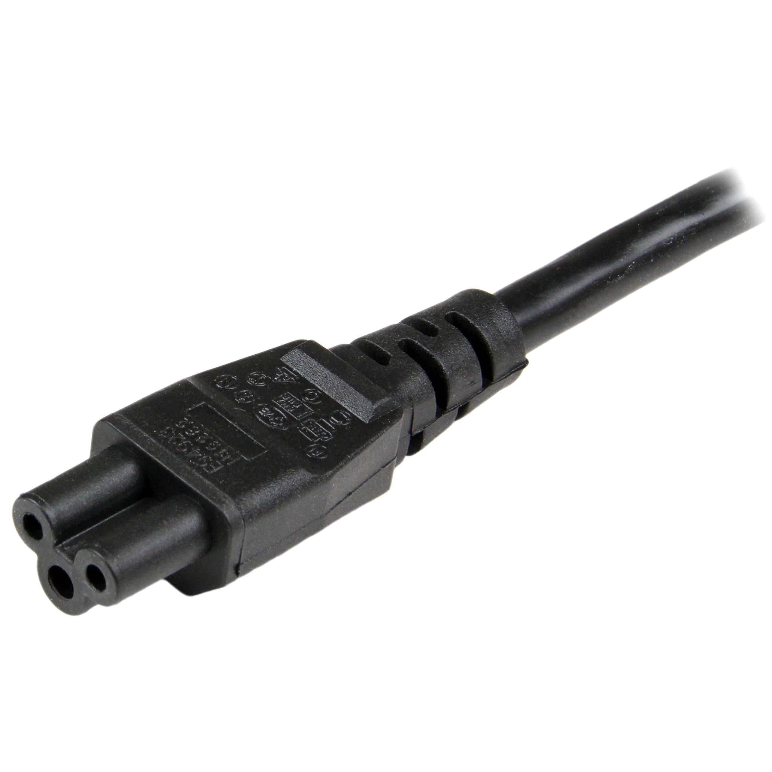 startech-com-pxtnb3seu2m-cordon-alimentation-pc-portable-2-m-schuko-vers-c5 image 3
