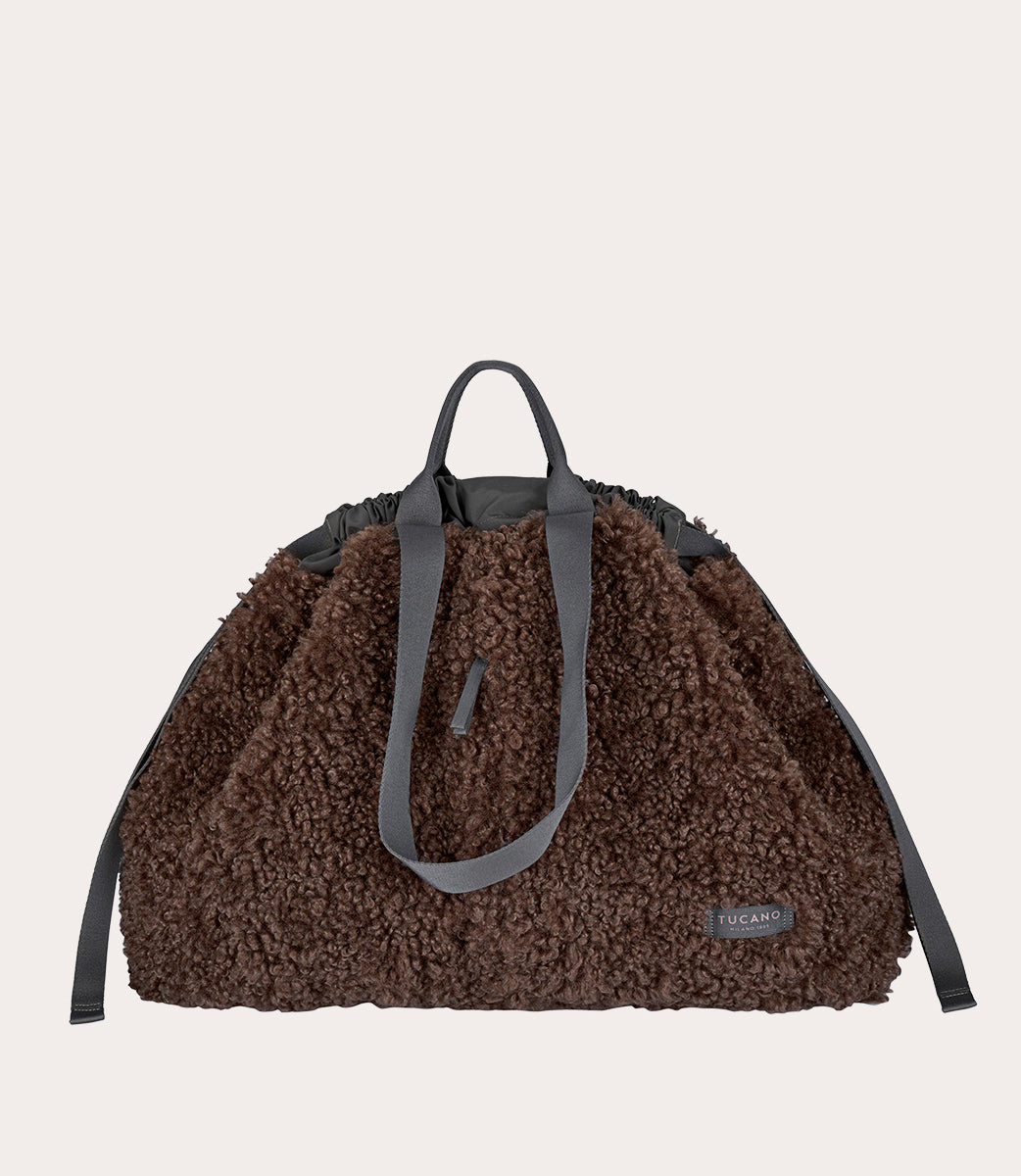 tucano-carry-sheep-large-sac-de-week-end-fausse-fourrure-effet-mouton image 8