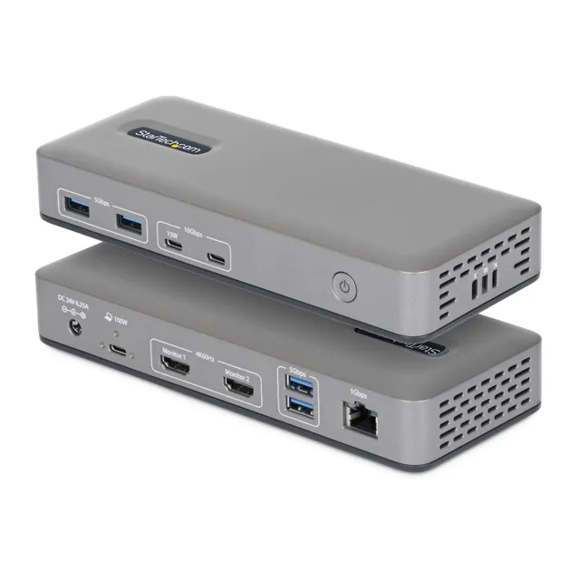 startech-com-dock-usb-c-double-hdmi-4k-60hz-6x-usb-ethernet image 1