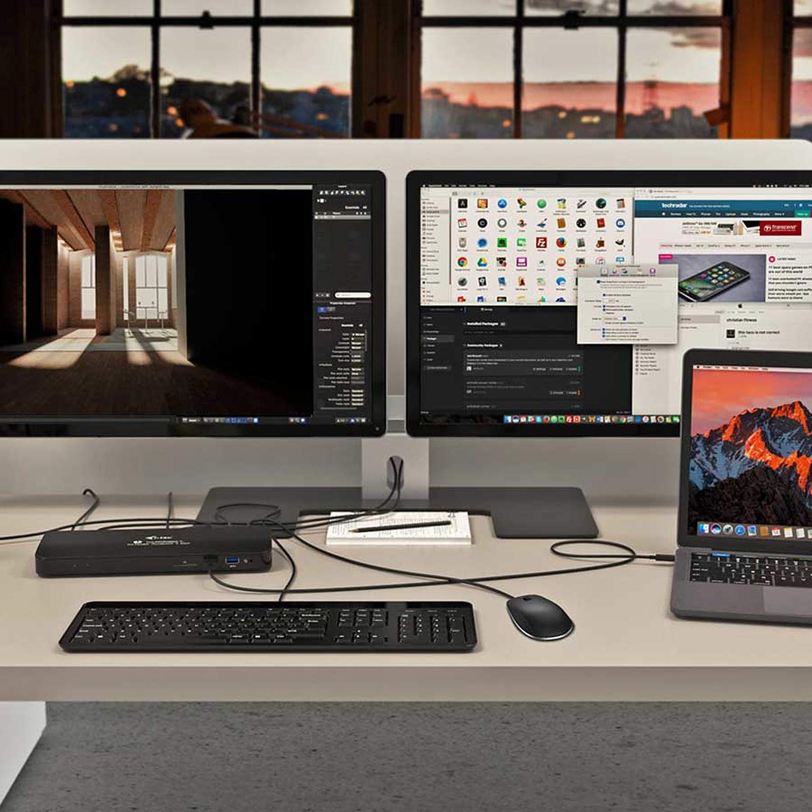 i-tec-station-d-accueil-thunderbolt-3-2x-4k-85w-pd-c-bles-solomon image 4