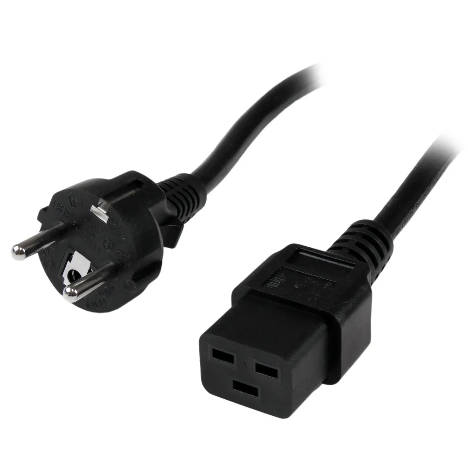 startech-com-pxteuc192m-cordon-d-alimentation-pc-2m-eu-schuko-vers-c19-16a image 1