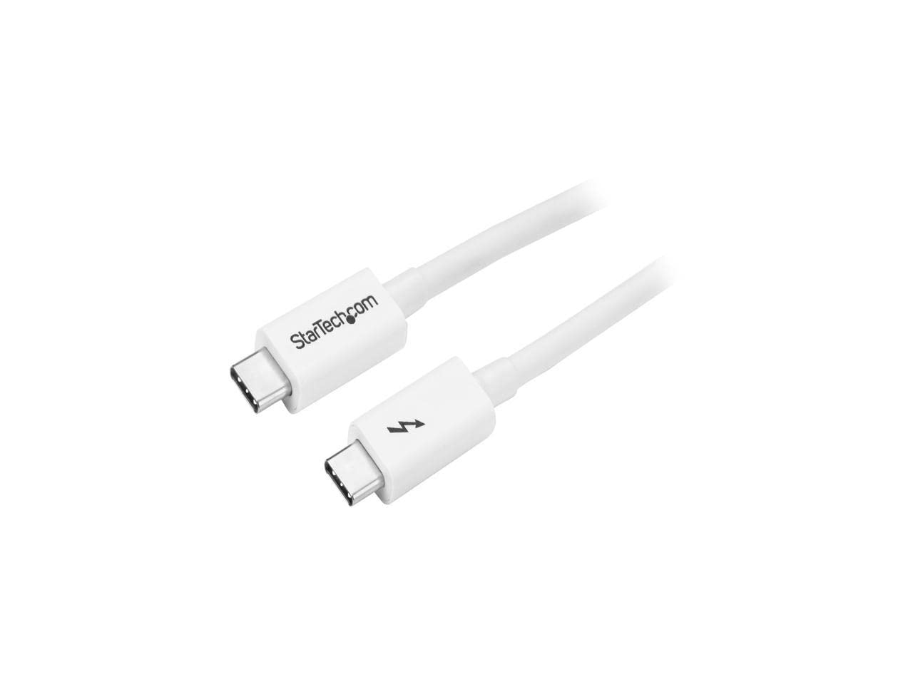startech-com-c-ble-thunderbolt-3-passif-0-5m-40gbps-100w-blanc image 7