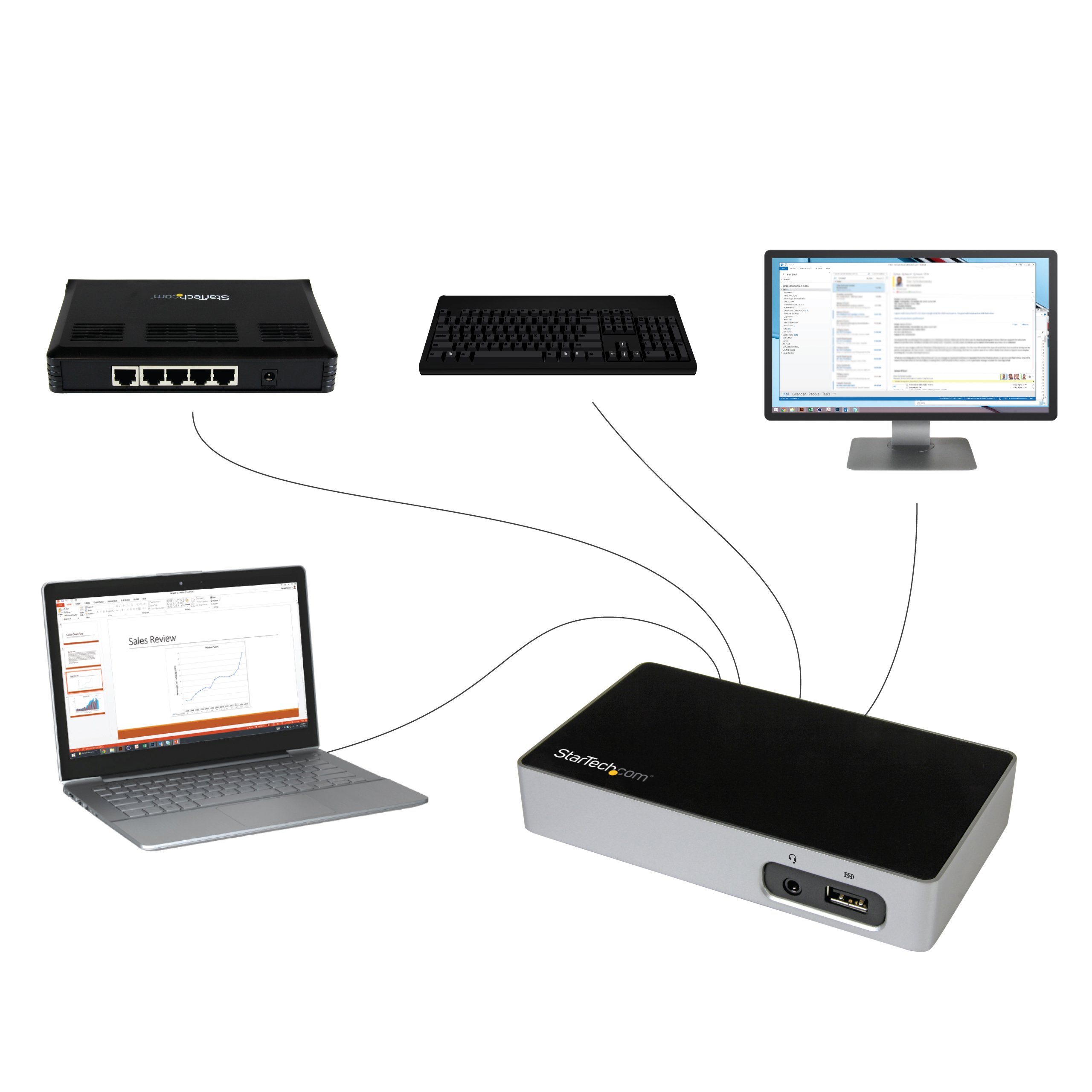 startech-com-usb3vdockd-station-d-accueil-usb-3-0-universelle-dvi-gbe image 5