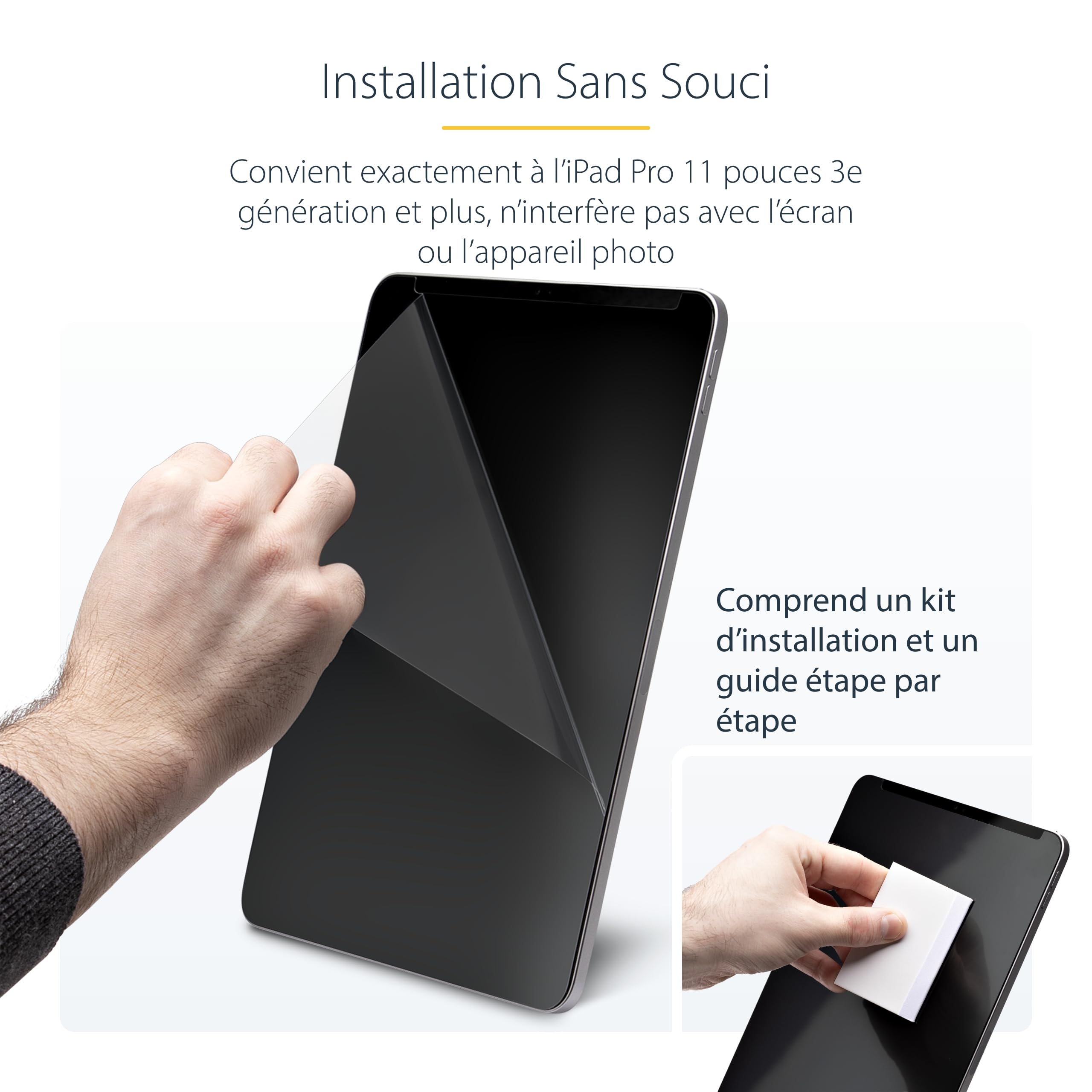 startech-com-filtre-de-confidentialit-pour-ipad-pro-11-pouces-4-voies-tactile-an image 7