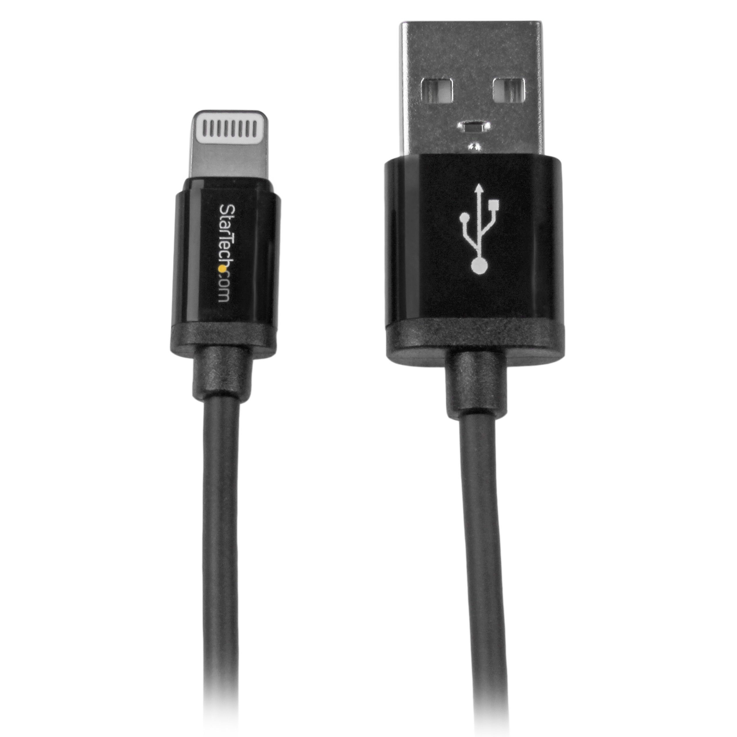 startech-com-c-ble-spiral-lightning-vers-usb-0-3-m-certifi-mfi-noir image 7