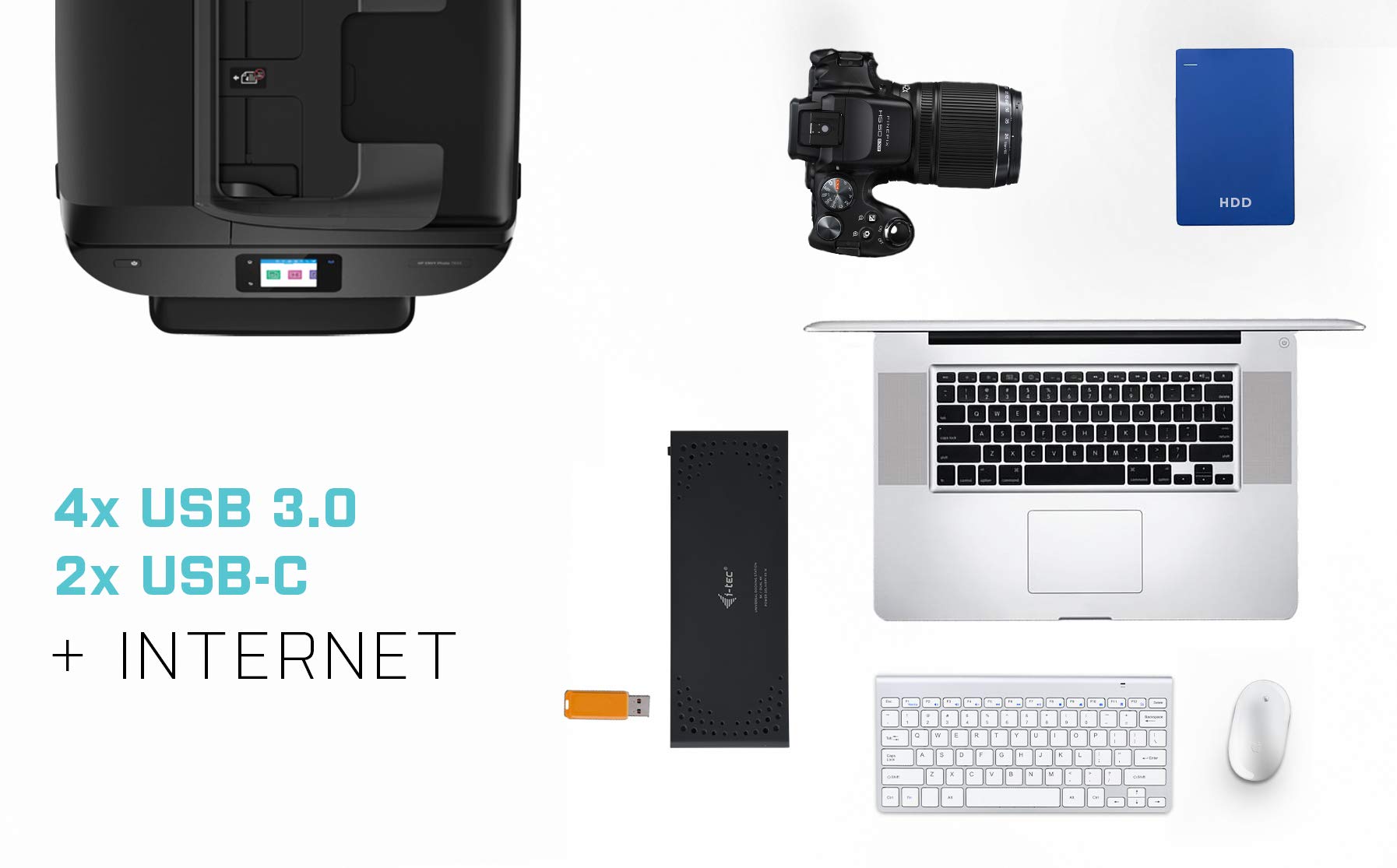 i-tec-station-d-accueil-universelle-usb-3-0-usb-c-5k-2x-4k-2x-hdmi-2x-displaypor image 5