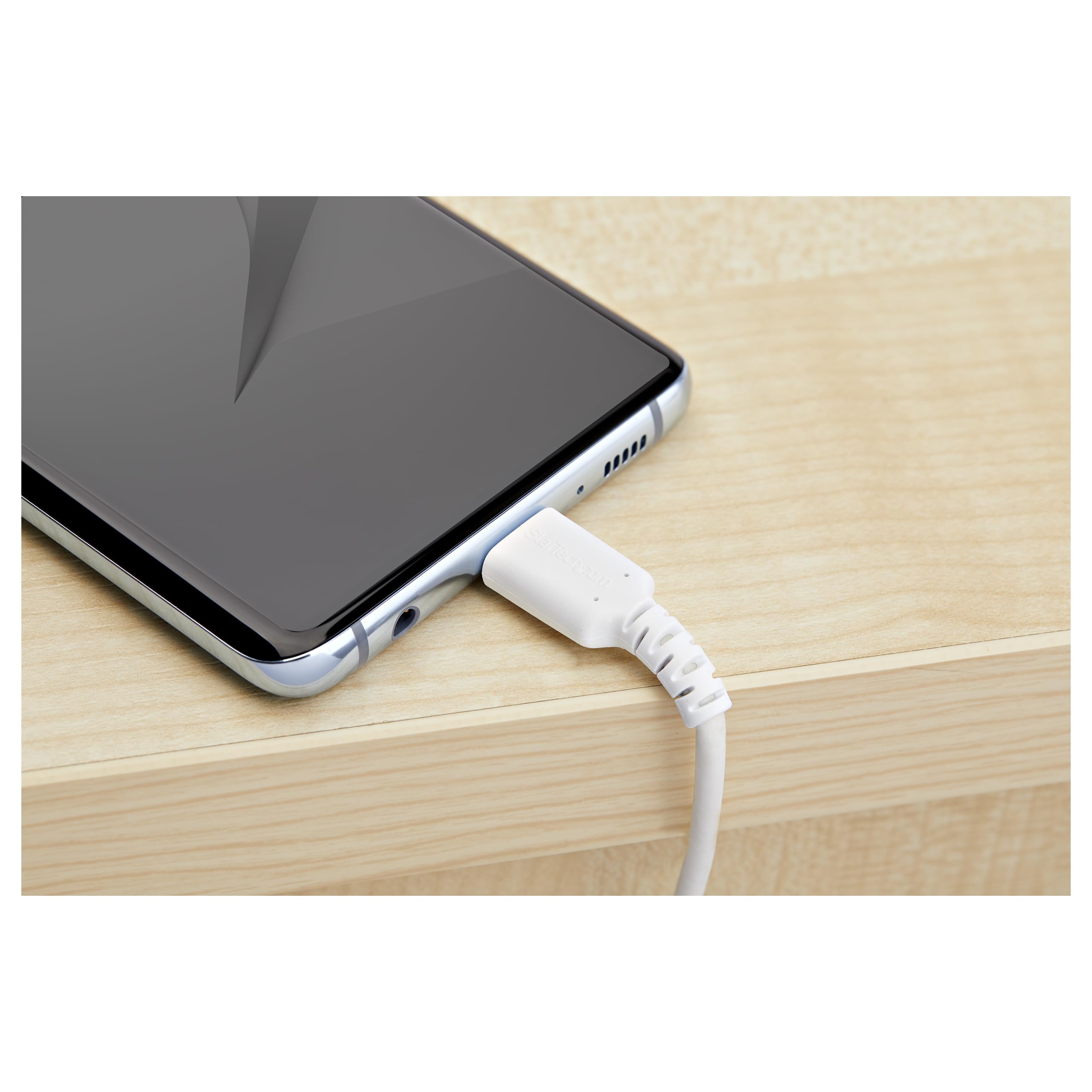 startech-com-c-ble-usb-c-vers-usb-c-1-m-blanc-60w-pd-usb-2-0-renforc-kevlar image 4