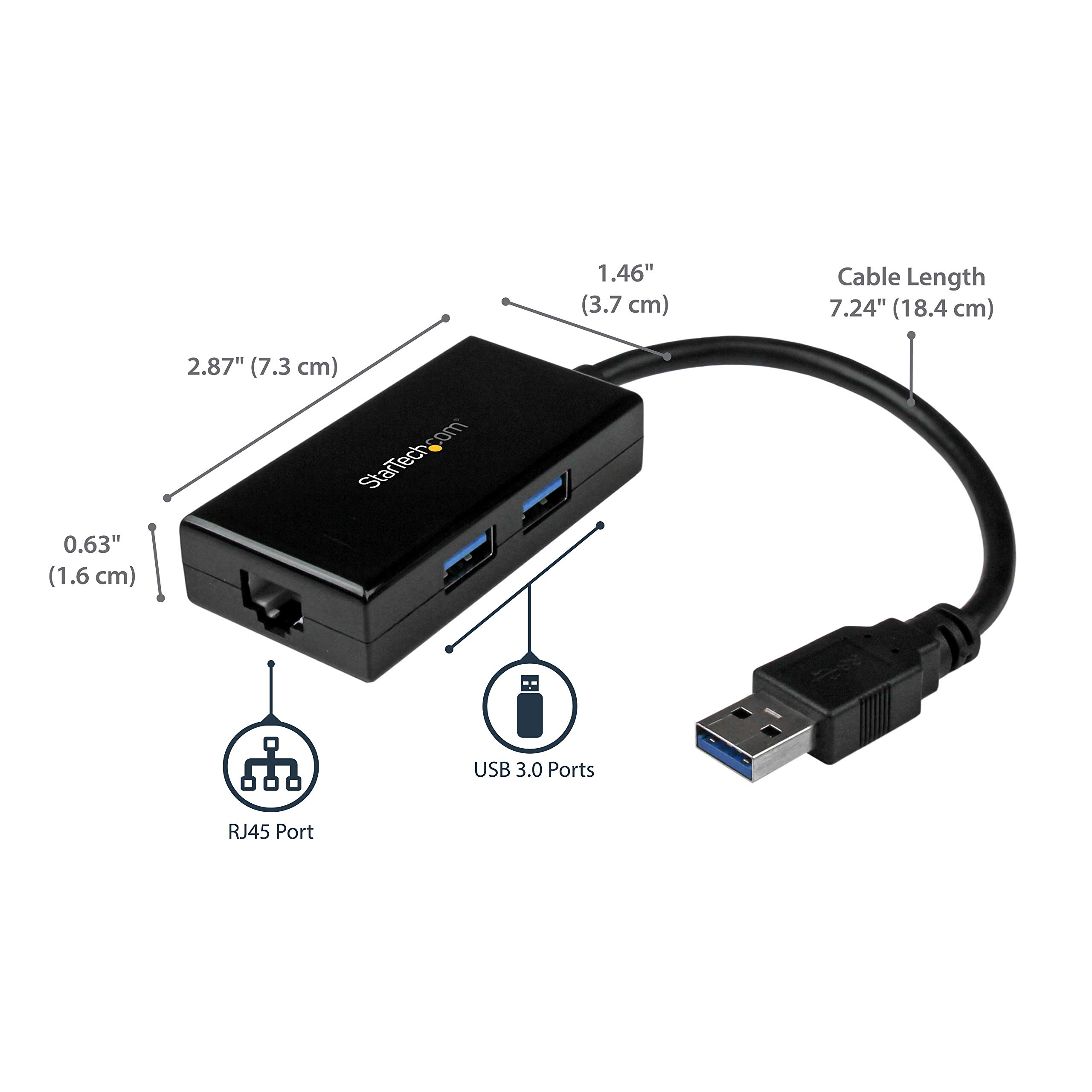 startech-com-usb31000s2h-hub-usb-3-0-2-ports-gigabit-ethernet-rj45 image 2