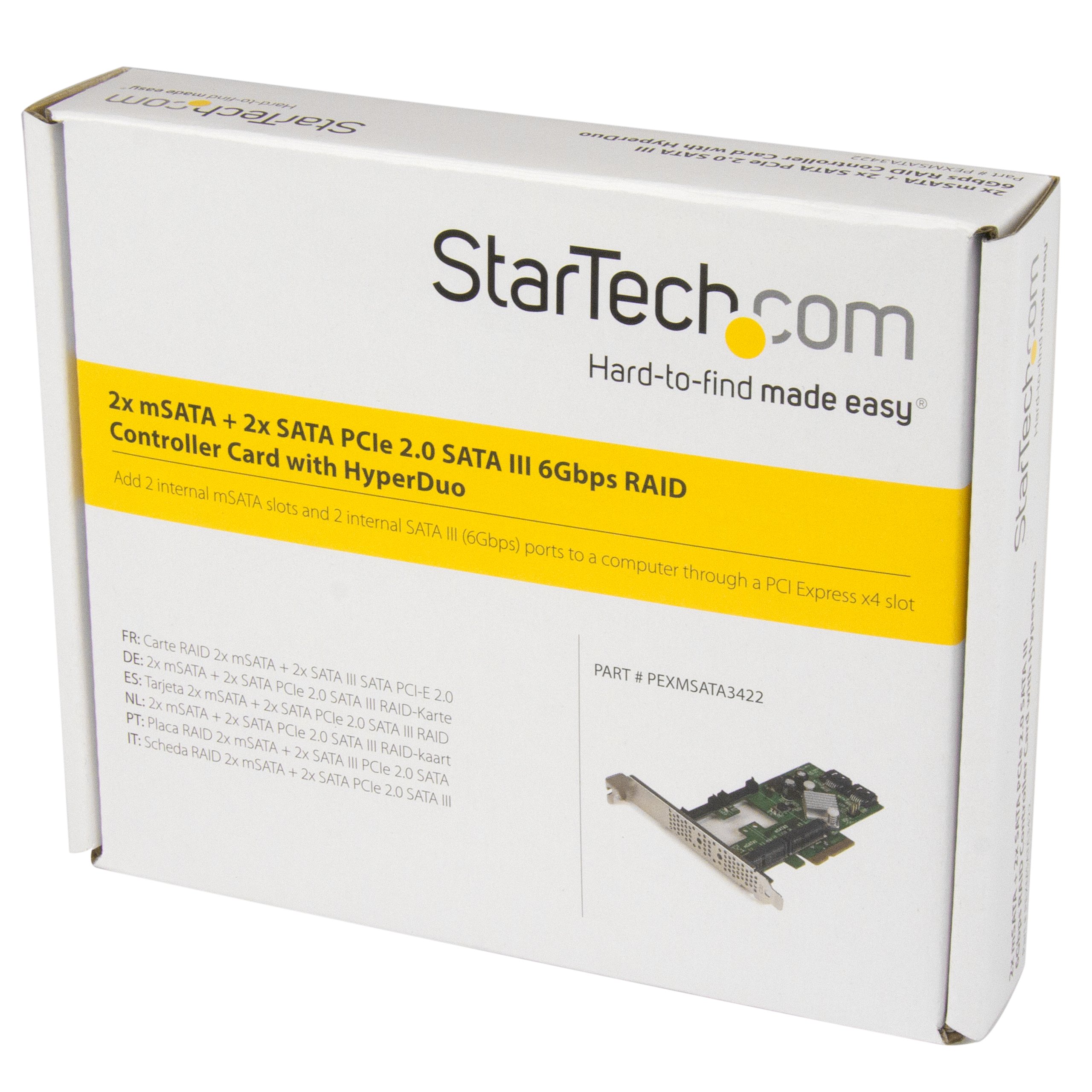 startech-com-pm1115xx-carte-contr-leur-pci-express-raid-2x-sata-iii-2x-msata-hyp image 5