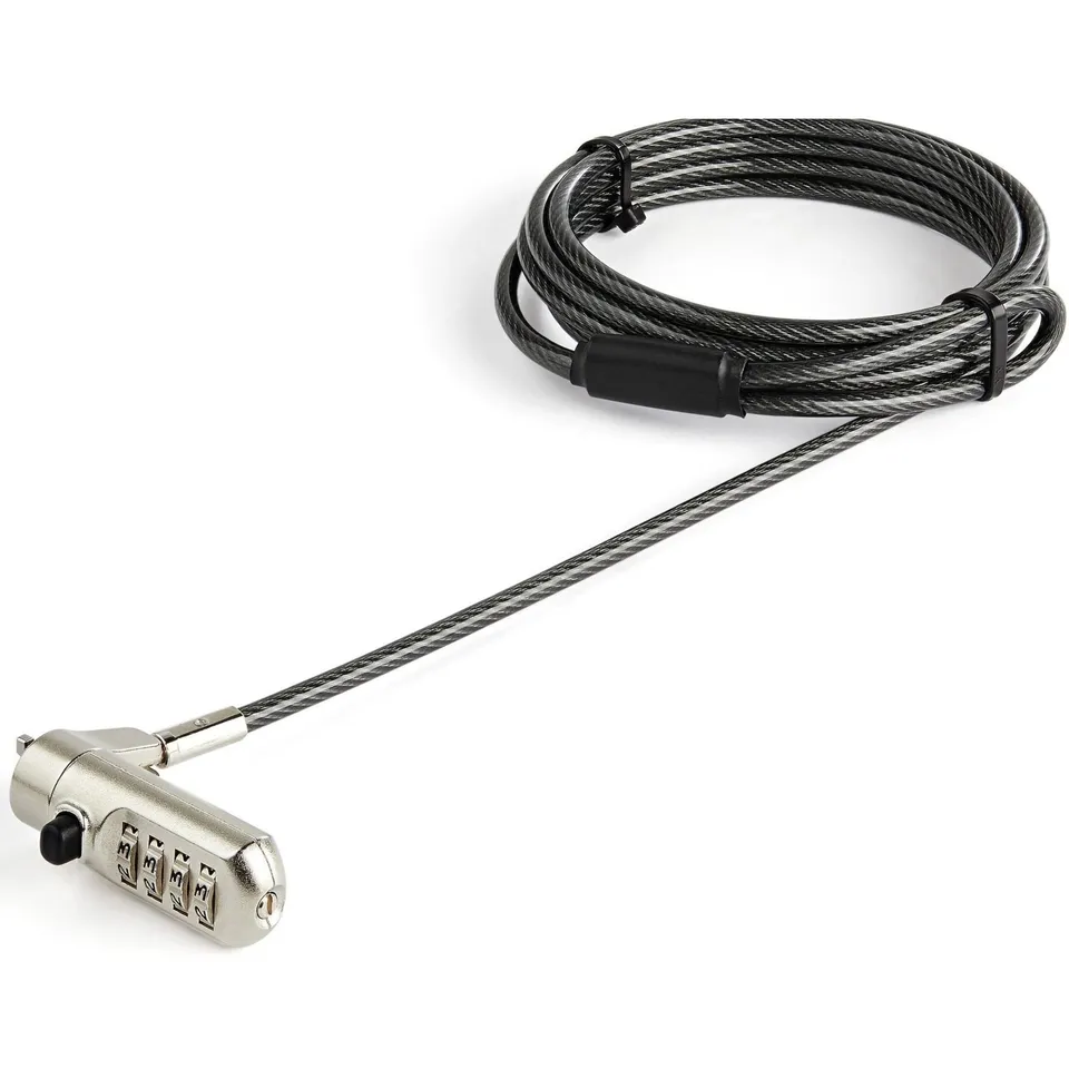 startech-com-c-ble-antivol-pc-portable-2-m-nano-slot-combinaison-c-ble-de-s-curi image 1