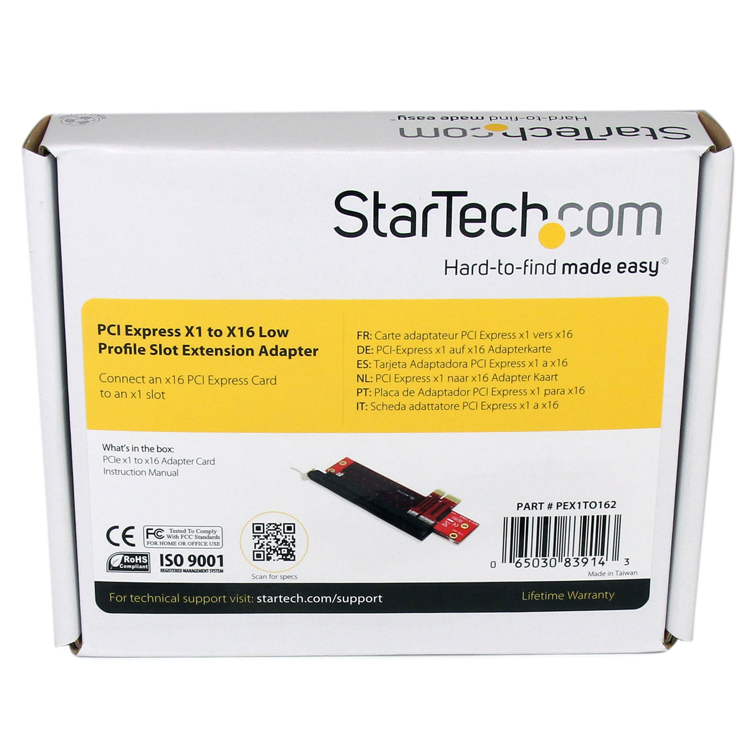startech-com-pex1to162-adaptateur-pci-express-x1-vers-x16-low-profile image 5