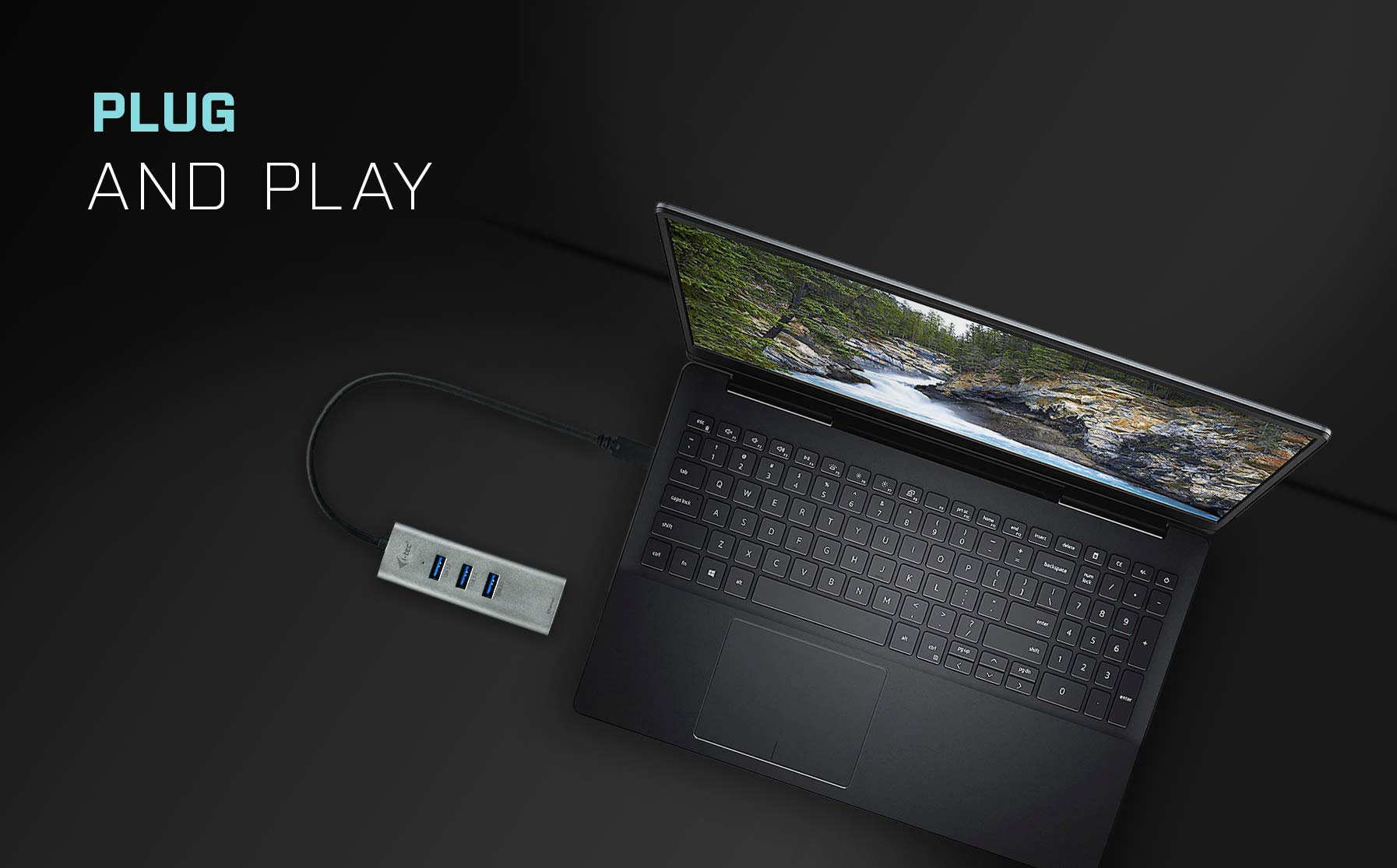 i-tec-usb-c-m-tal-hub-3-ports-usb-3-0-gigabit-ethernet-rj-45 image 2