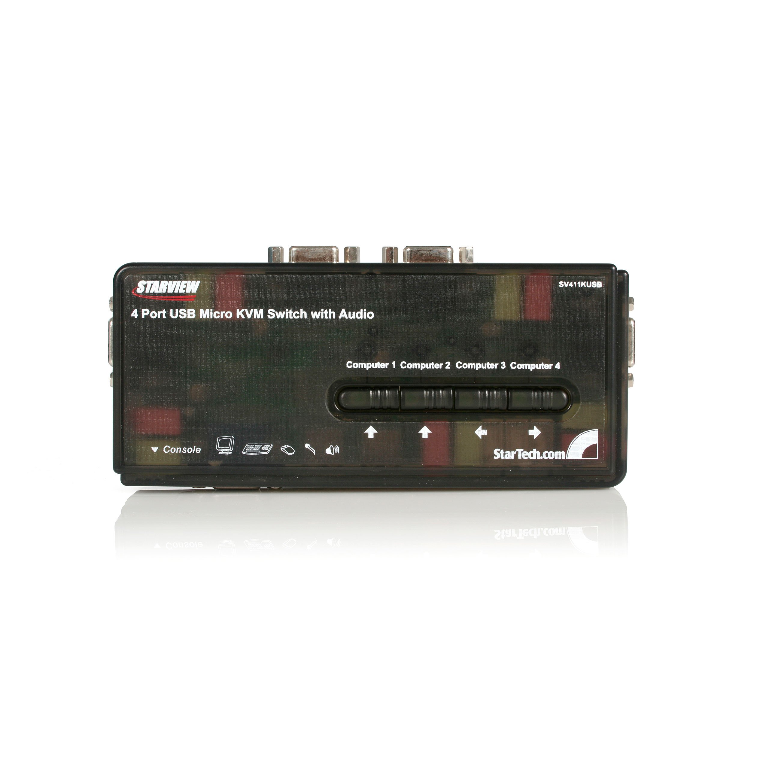 startech-com-sv411kusb-switch-kvm-usb-vga-4-ports-2048x1536-avec-c-bles image 1