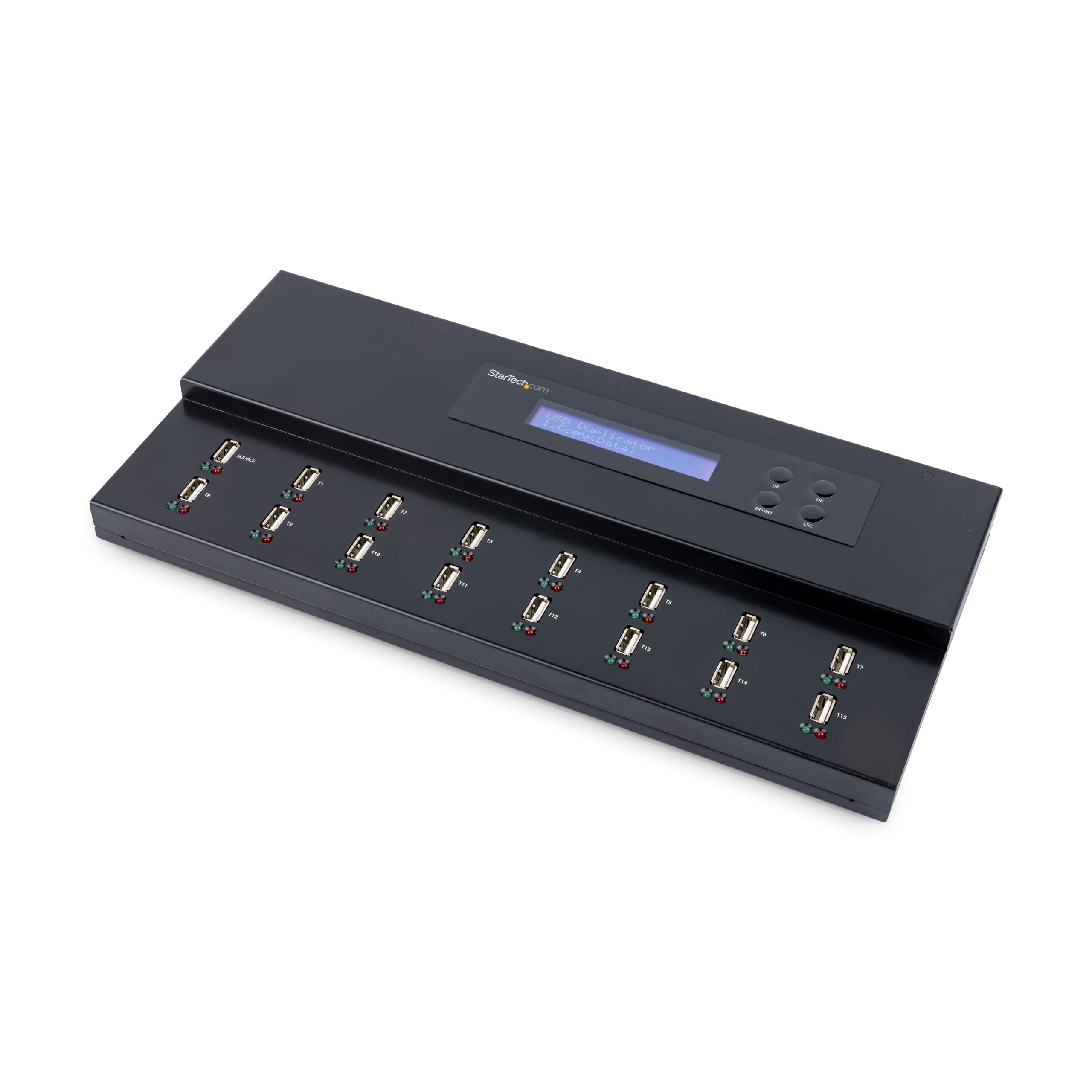 startech-com-duplicateur-cloneur-effaceur-cl-usb-1-15-1-5-go-min-avec-lcd image 1