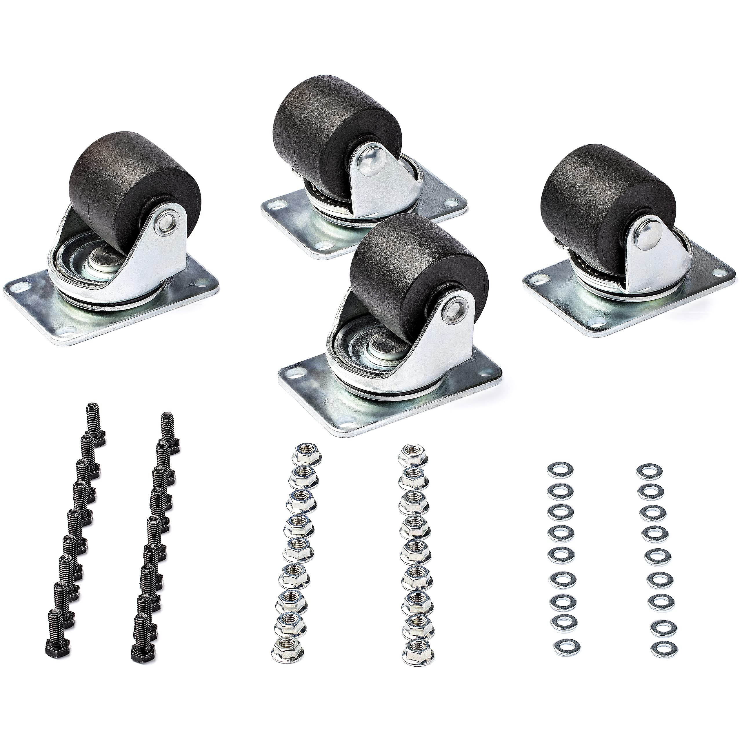 startech-com-4postcaster-kit-4-roulettes-pivotantes-pour-rack-4-montants-200-kg image 5