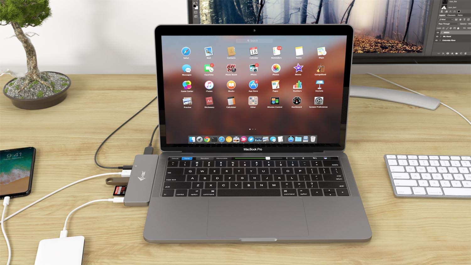 i-tec-solomon-station-d-accueil-thunderbolt-3-4k-pour-macbook-pro-air-hdmi-100w- image 6