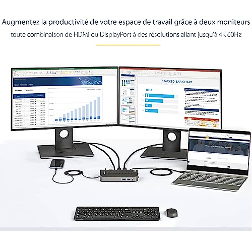 startech-com-st12mhdlan-station-d-accueil-hybride-usb-c-usb-a-double-4k-displayl image 8
