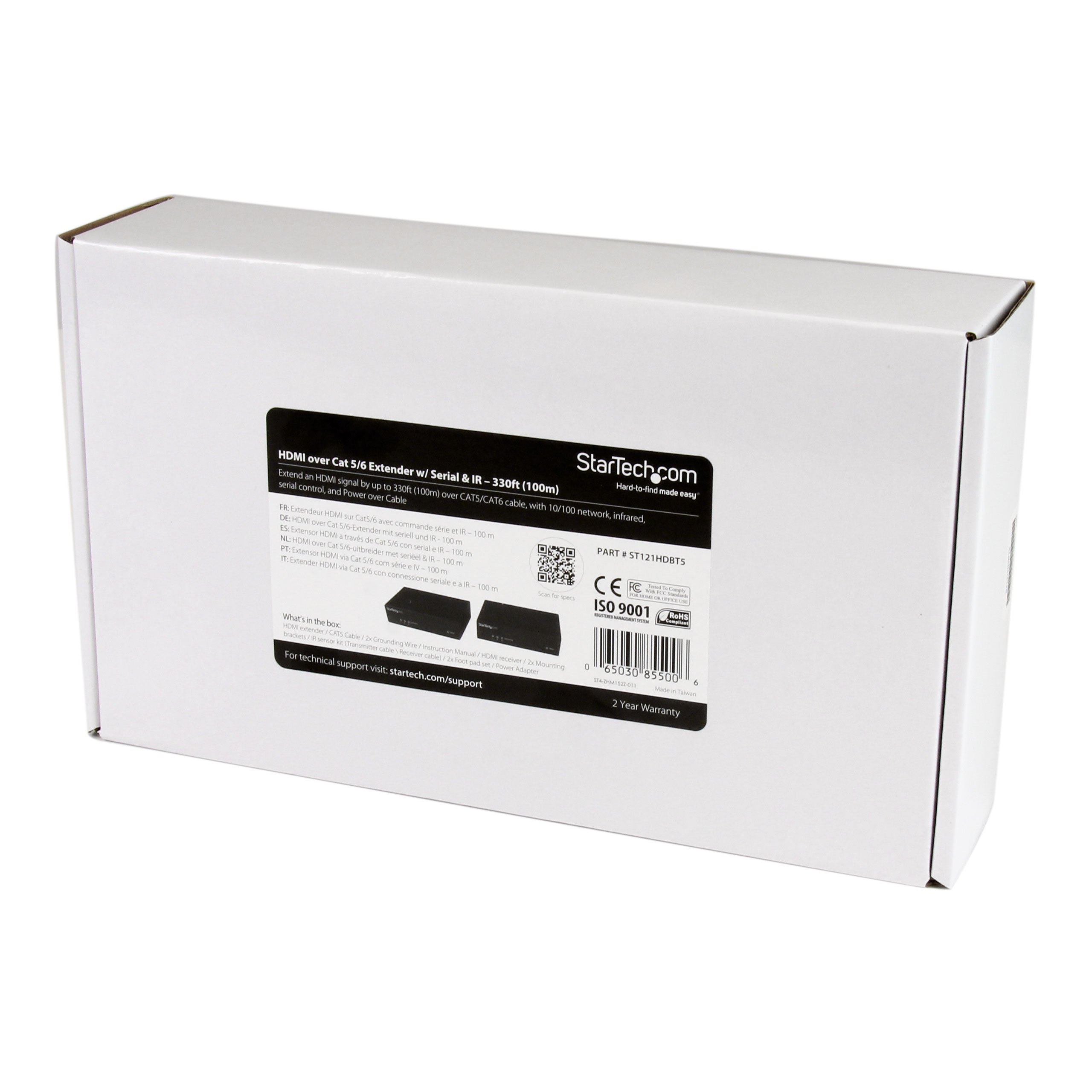 startech-com-st121hdbt5-extendeur-hdbaset-hdmi-sur-cat5e-cat6-4k-100-m image 2