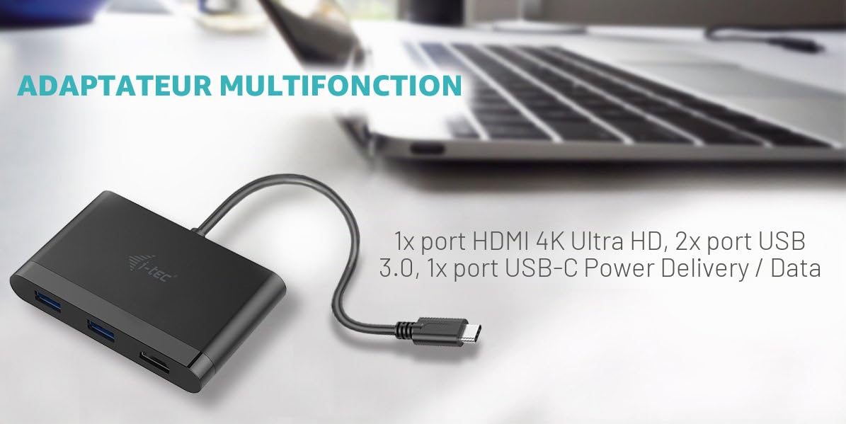 i-tec-adaptateur-usb-c-vers-hdmi-4k-2x-usb-3-0-usb-c-power-delivery image 3