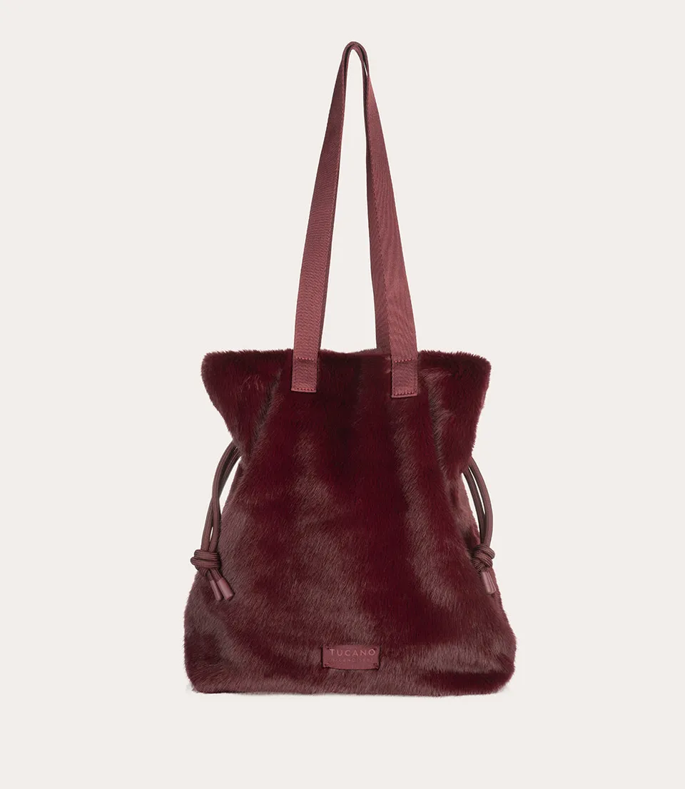 tucano-nina-fur-tote-bag-sac-cabas-fausse-fourrure image 1