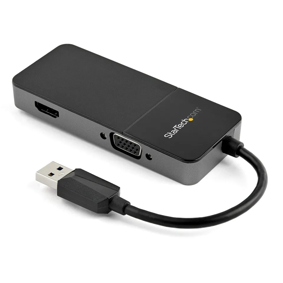 startech-com-usb32hdvga-adaptateur-usb-a-3-0-vers-hdmi-4k-vga-1080p image 1