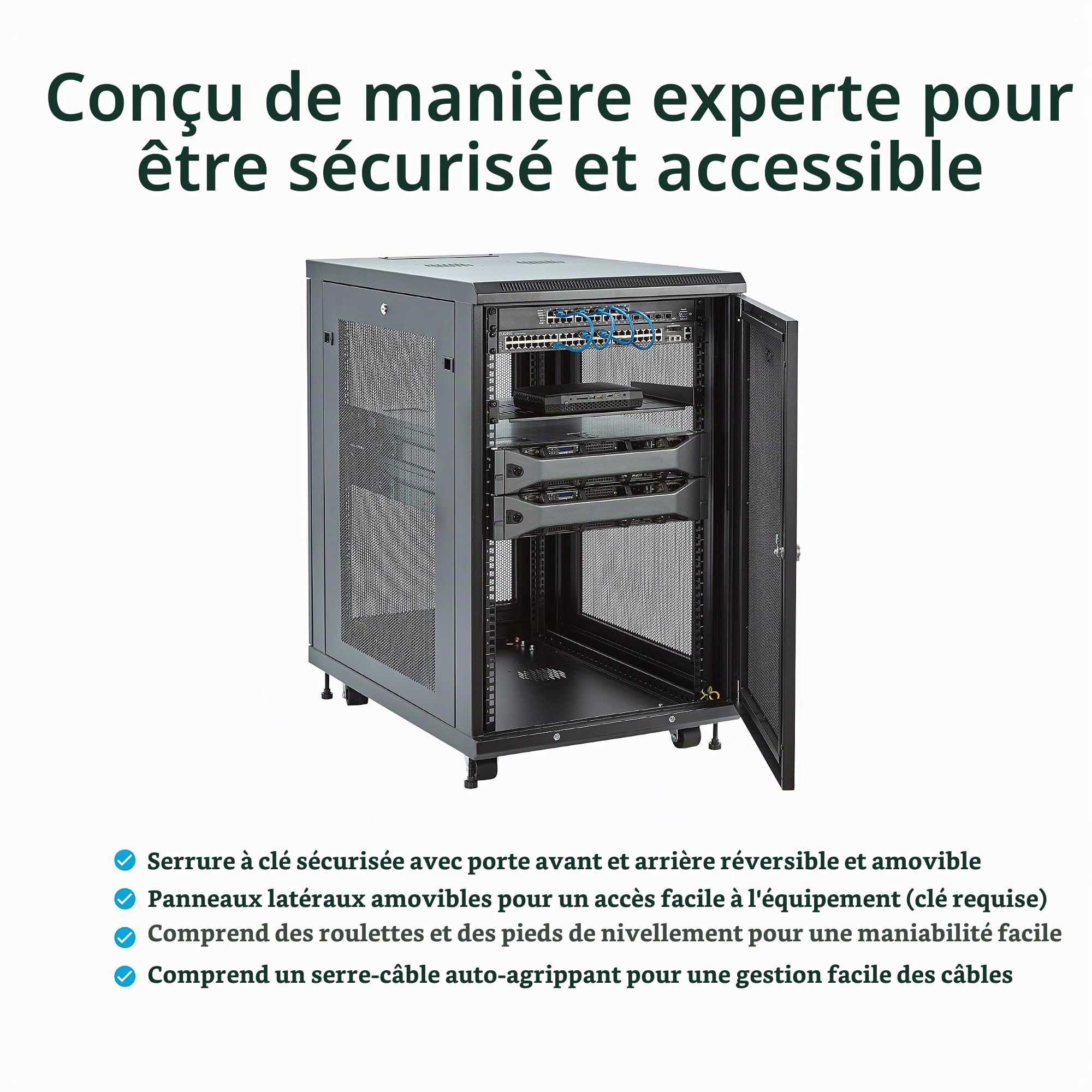 startech-com-armoire-serveur-18u-19-4-montants-ferm-e-75-cm-rk1833bkm image 3