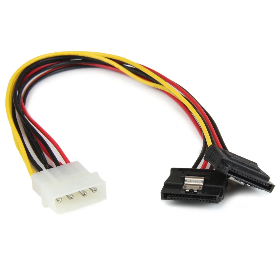 startech-com-pyo2lp4lsata-c-ble-adaptateur-alimentation-interne-lp4-vers-2x-sata image 1
