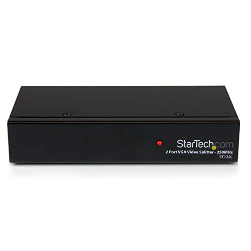 startech-com-r-partiteur-vid-o-vga-2-ports-250-mhz-1920x1440-st122leu-noir image 5