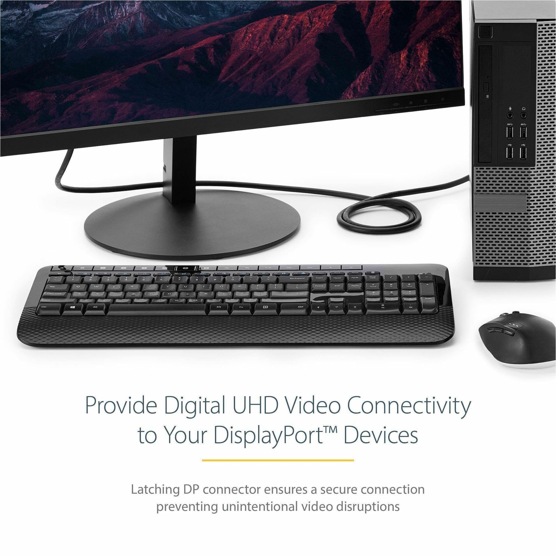 startech-com-displ50cm-c-ble-displayport-1-2-50-cm-4kx2k-noir image 8