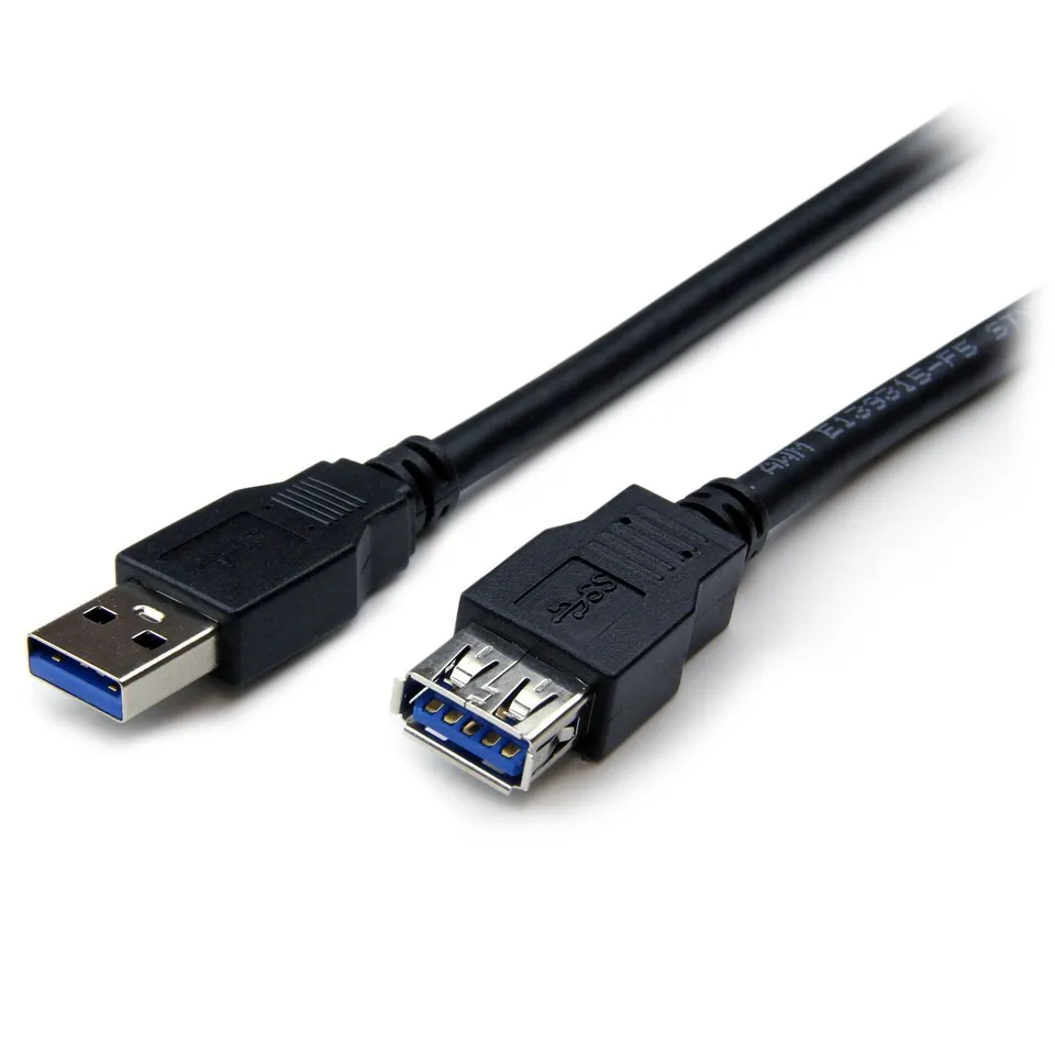 startech-com-pm1115xx-series-rallonge-usb-5gbps-2m-usb-a-m-f-noire-usb3sext2mbk image 1