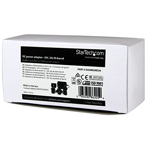 startech-com-sva9m2neua-adaptateur-secteur-9v-2a-type-m-universel image 8