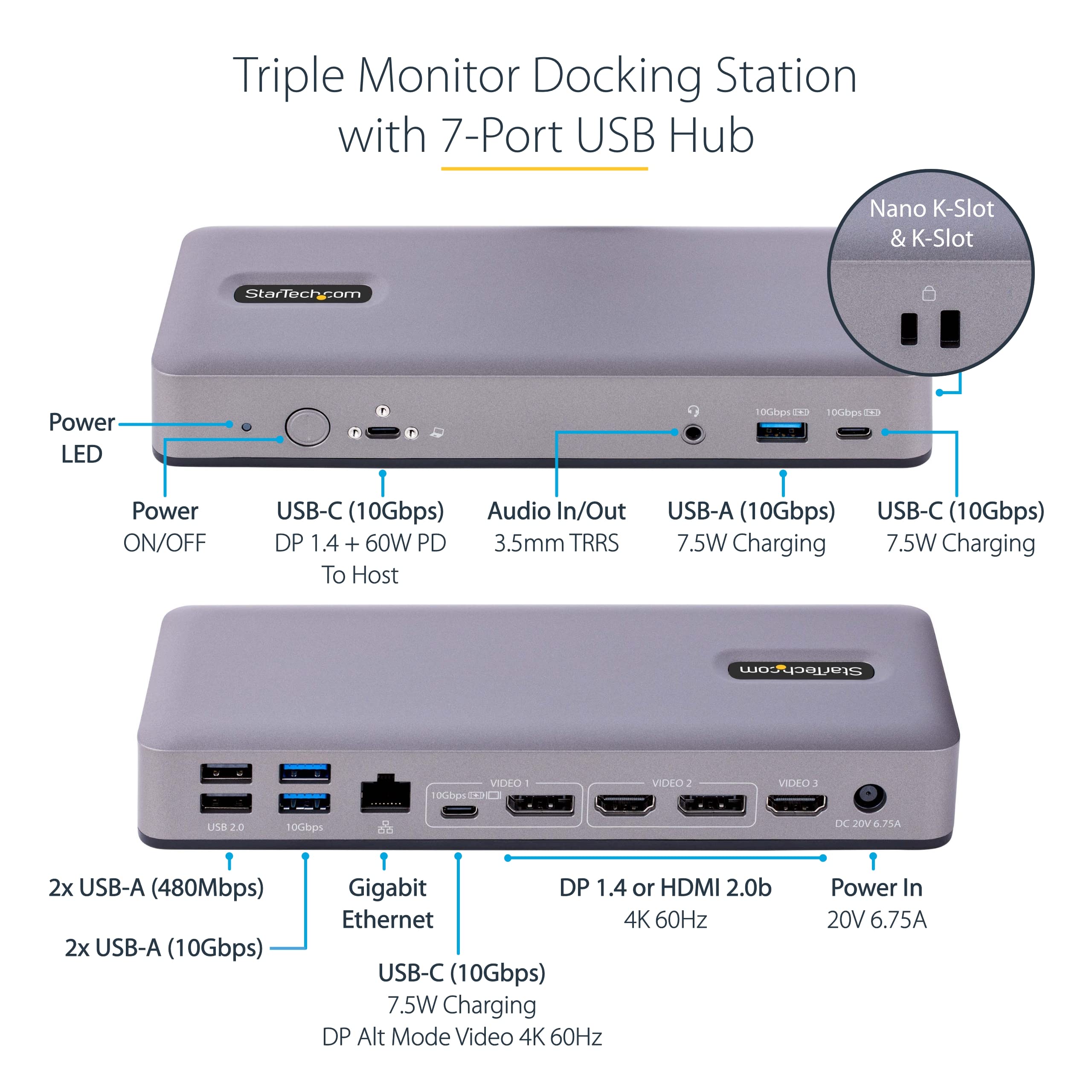 startech-com-dock-usb-c-triple-4k30-double-4k60-chromebook-7-ports-gbe image 4