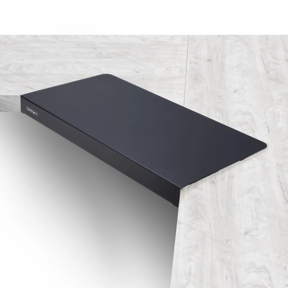 startech-com-dskcrnrslv-plateau-d-angle-acier-pince-pour-clavier-et-souris image 1