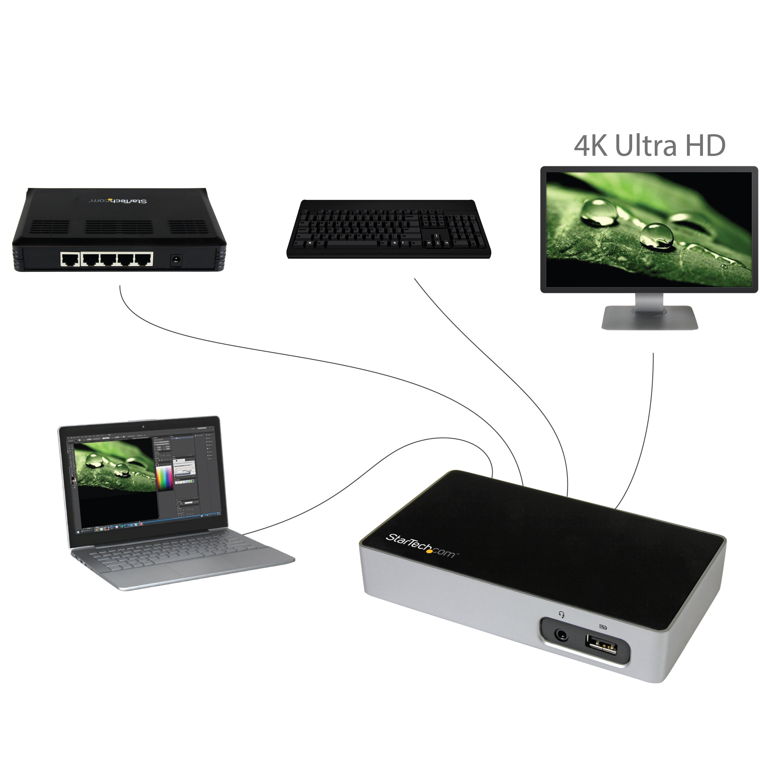 startech-com-usb3vdock4dp-station-d-accueil-usb-3-0-universelle-displayport-4k-p image 5