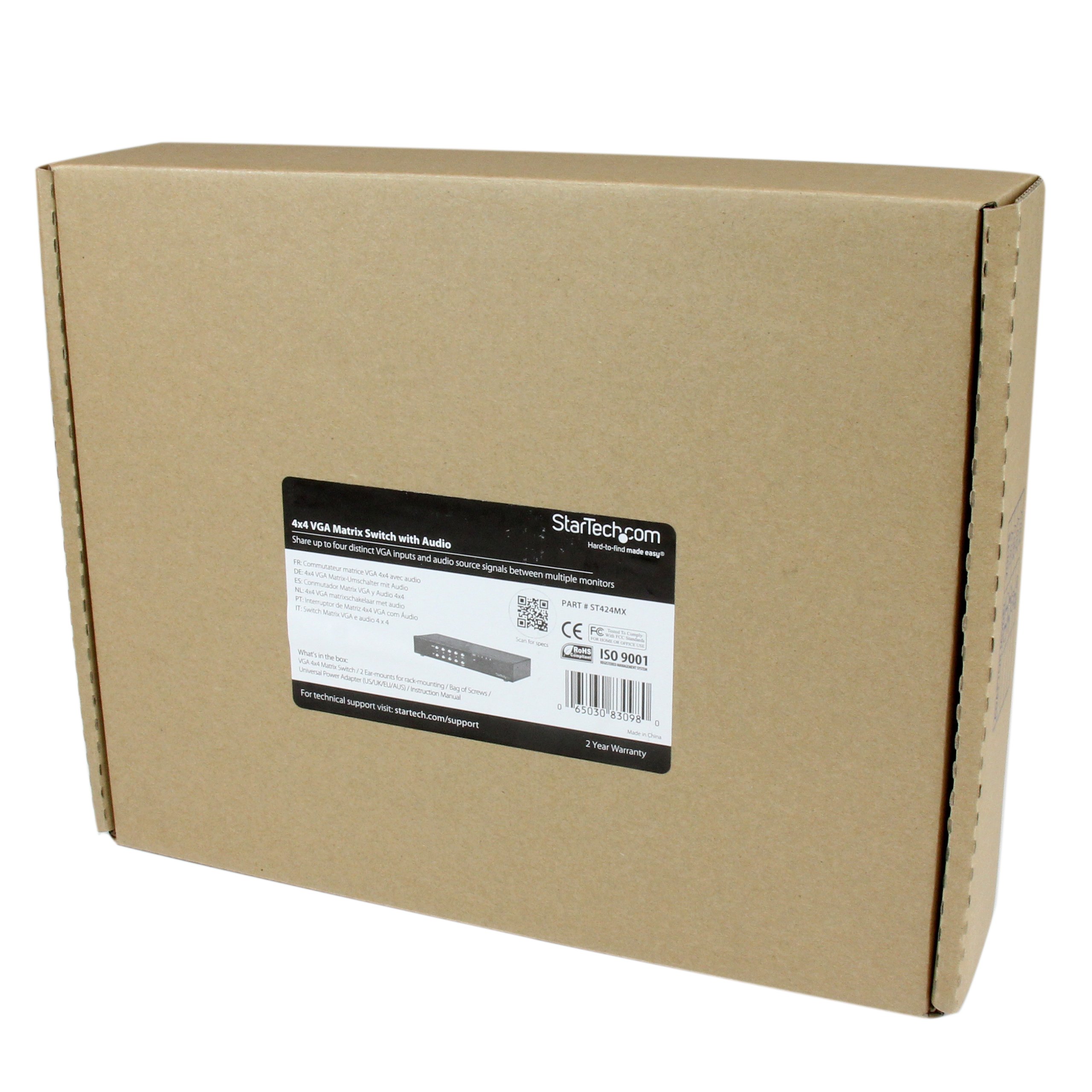startech-com-r-partiteur-commutateur-matrice-vid-o-vga-4x4-avec-audio image 4