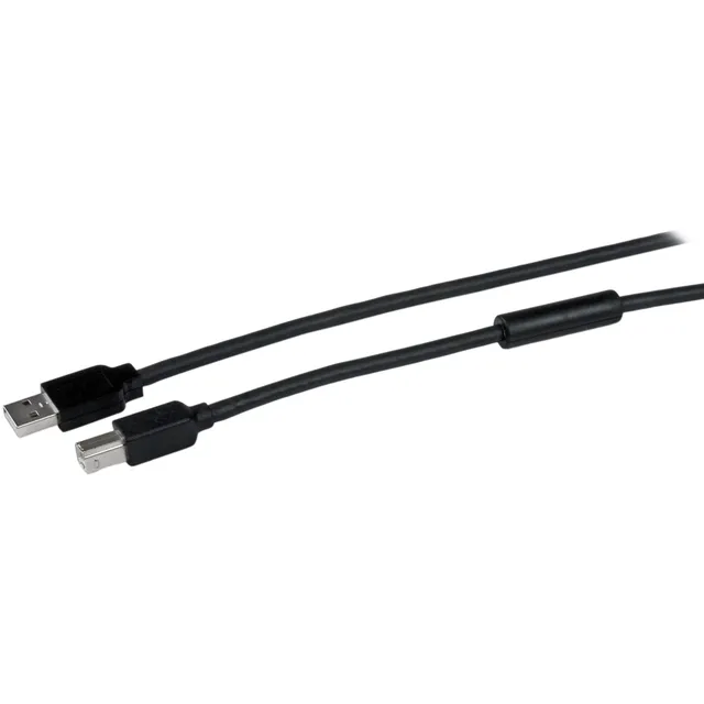 startech-com-usb2hab50ac-c-ble-usb-2-0-actif-15-m-usb-a-vers-usb-b-noir-m-m image 1