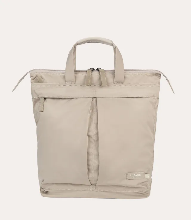 tucano-desert-shopper-m-sac-dos-plastique-recycl-avec-poche-pc image 1
