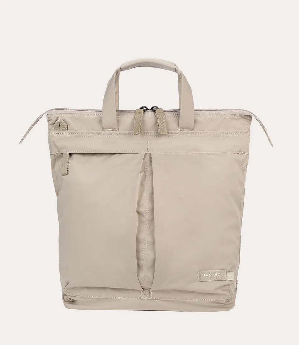 tucano-desert-shopper-m-sac-dos-plastique-recycl-avec-poche-pc image 1